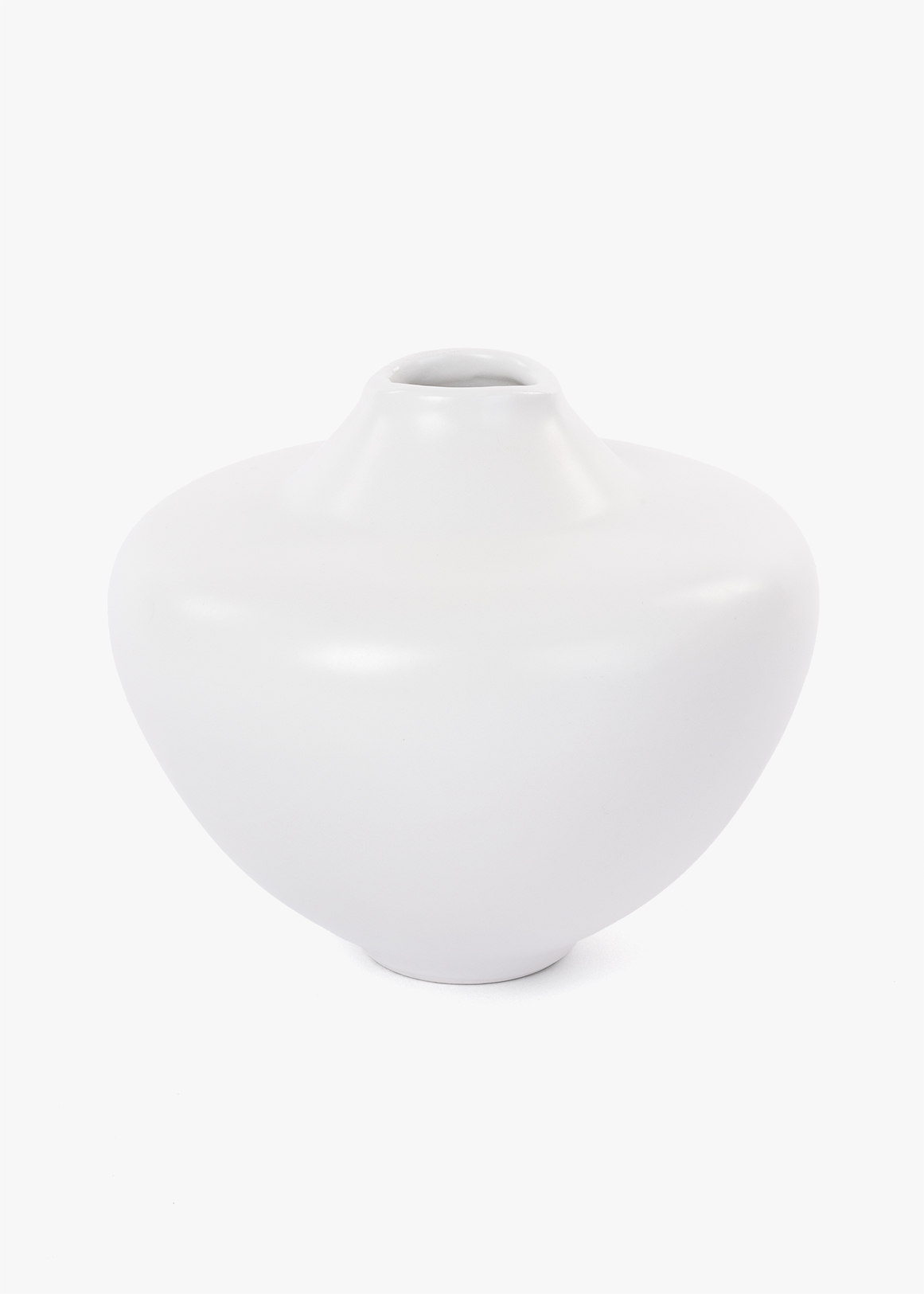 Curved Belly Ceramic Vase Small