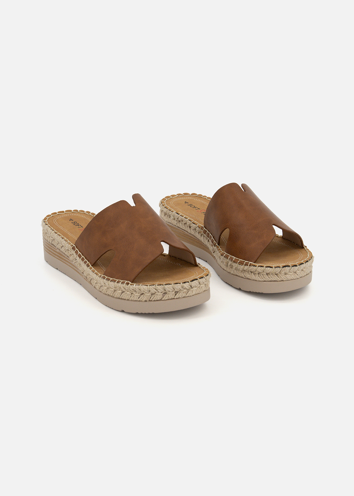 Cut-out Espadrille Wedges