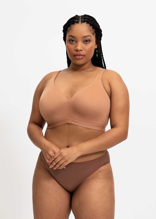 Plus Size Women's Non-wired Underwear Bra