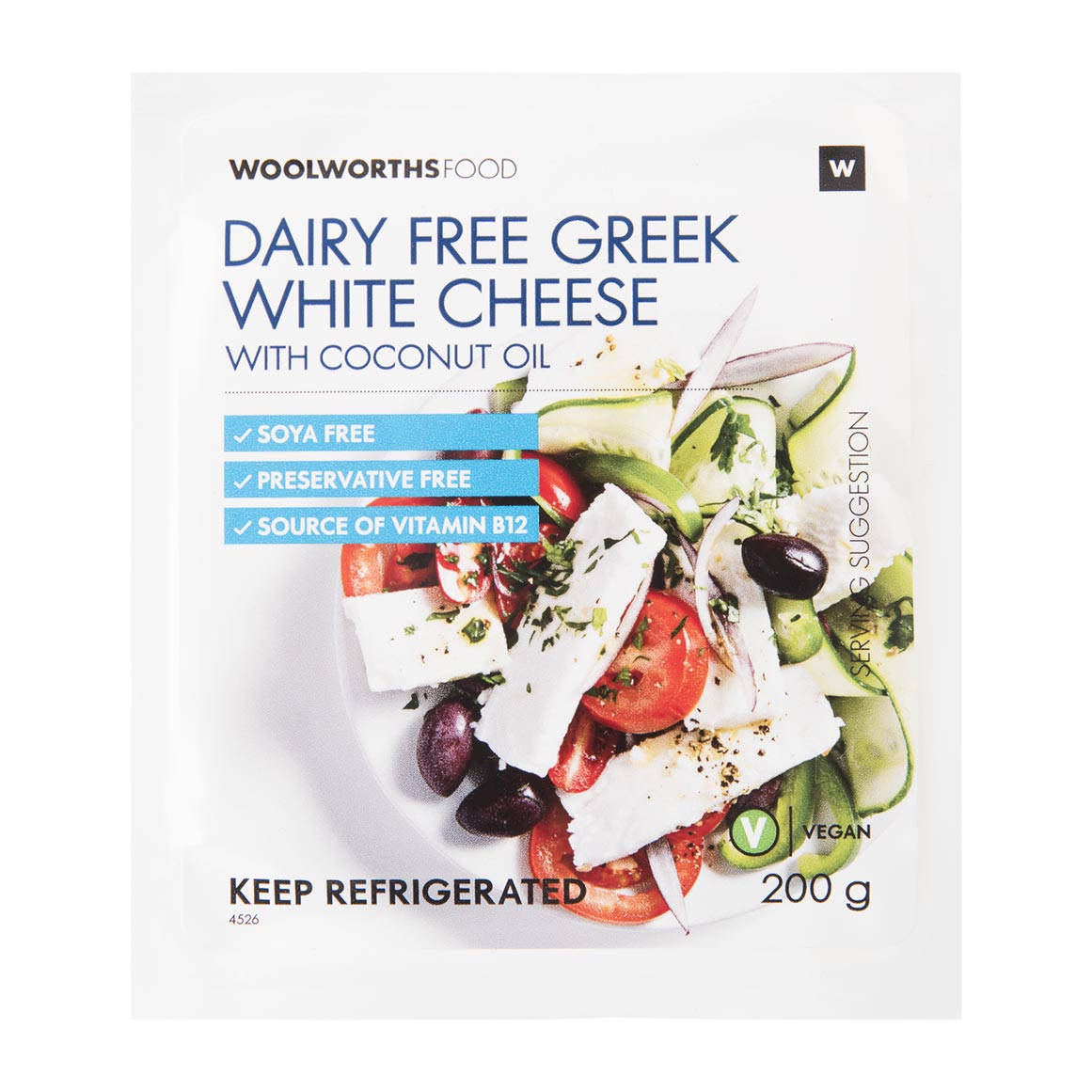 Dairy Free Greek White Cheese with Coconut Oil 200g | Woolworths.co.za
