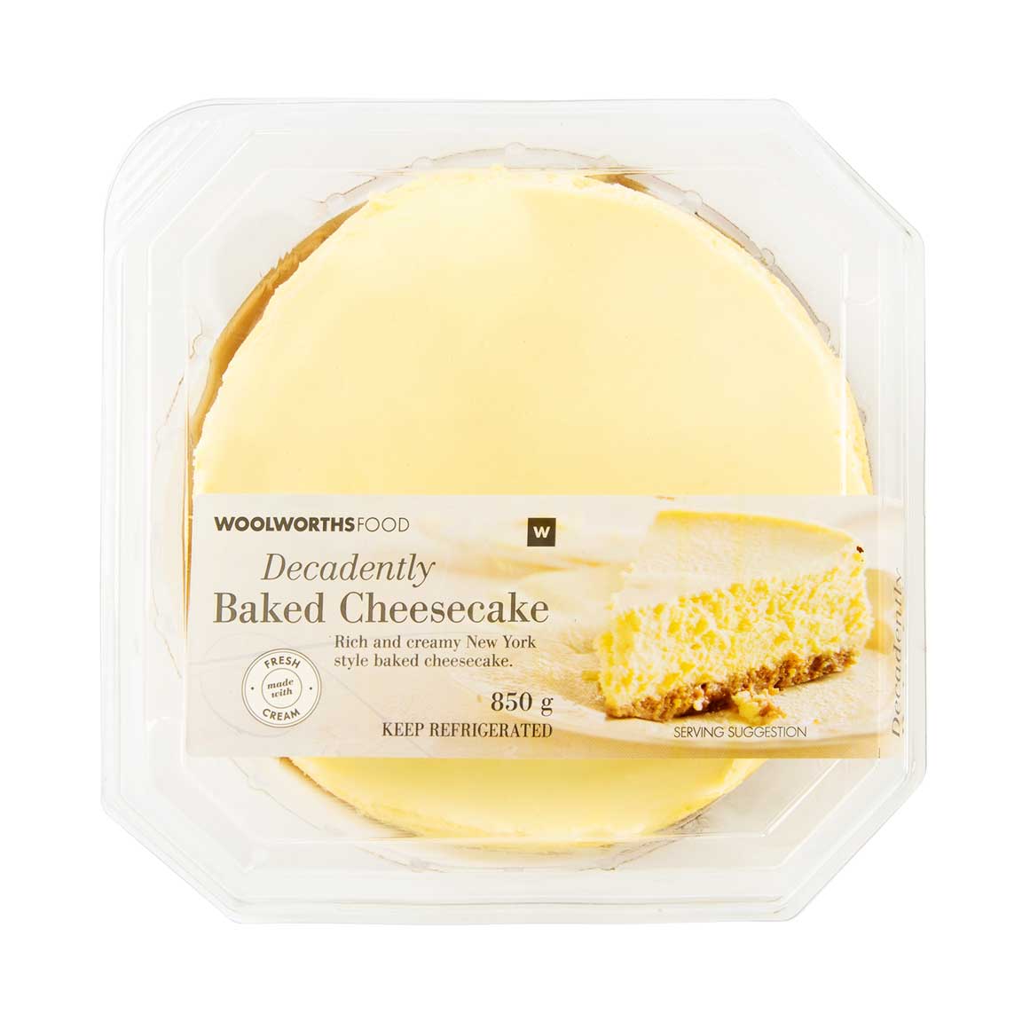 Decadently Baked Cheesecake 850 G Za 9246