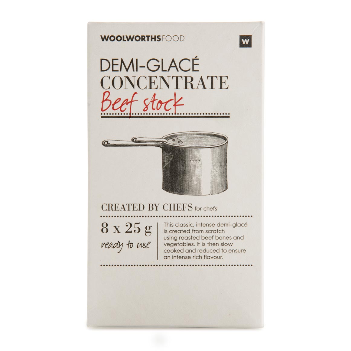 Demi-Glacé Concentrate Beef Stock 8 x 25 g