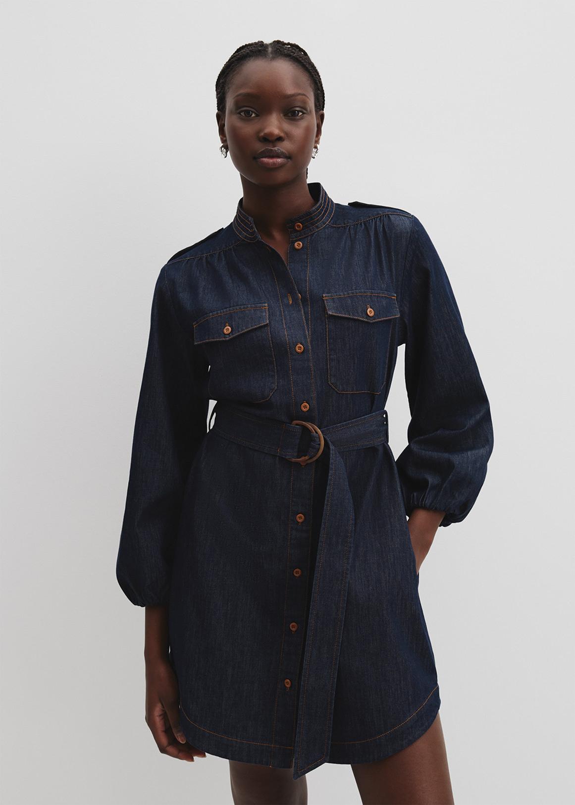 denim shirt dress south africa womens summer denim look long shirt dress