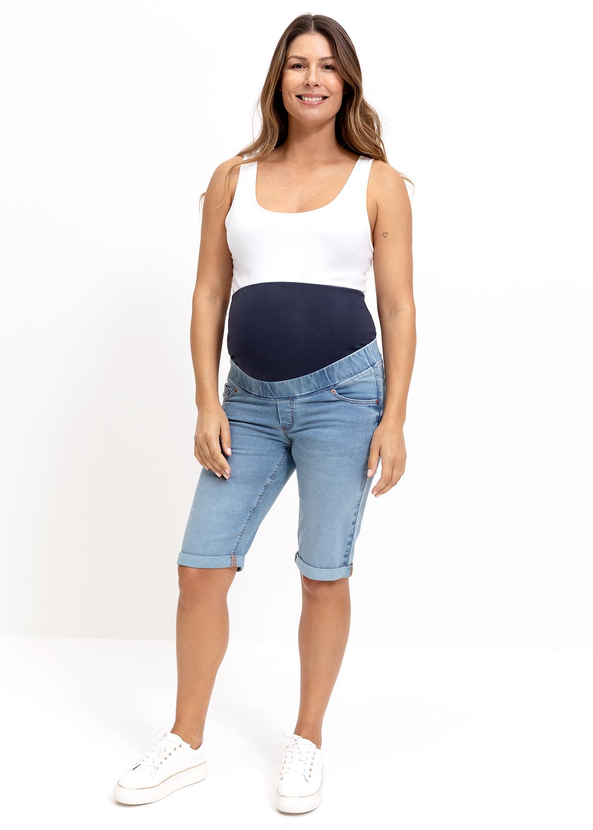 Denim Maternity Shorts