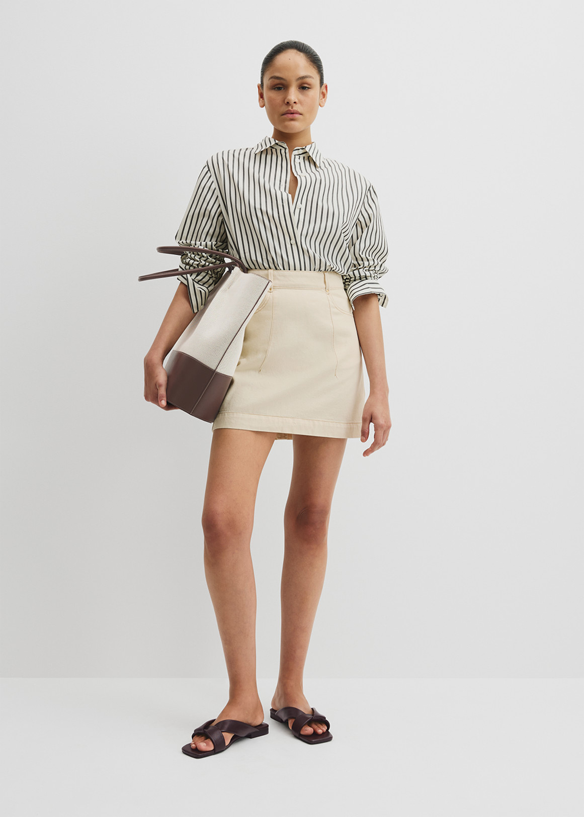 Denim Mini Skirt