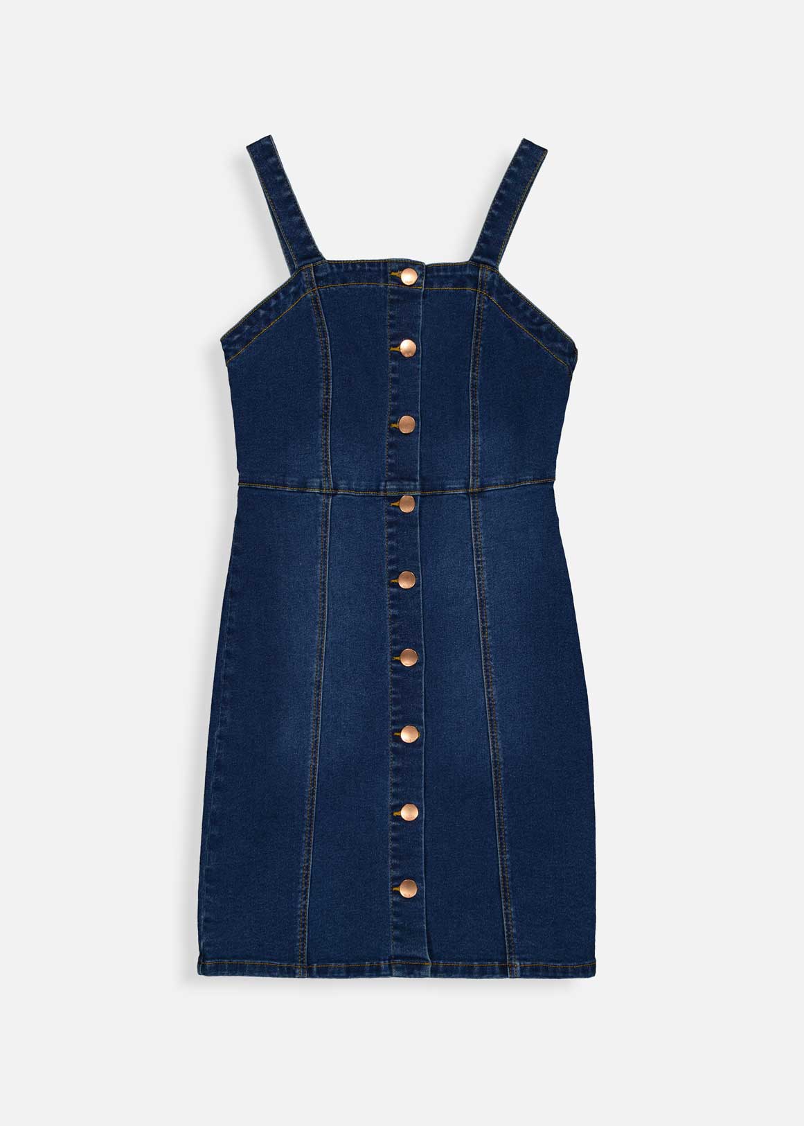 Denim Pinafore Dress | Woolworths.co.za