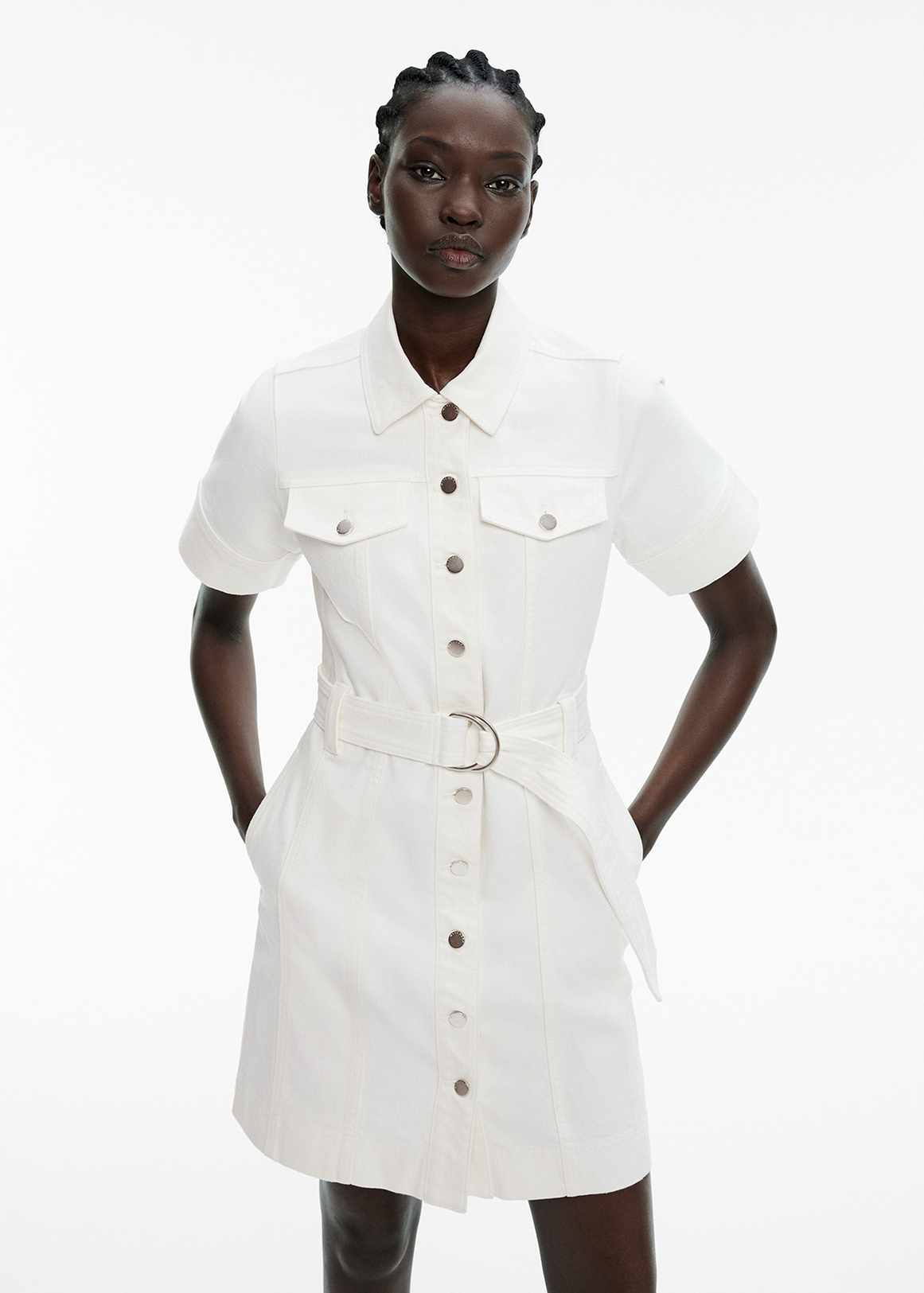 Denim Utility Dress | Woolworths.co.za
