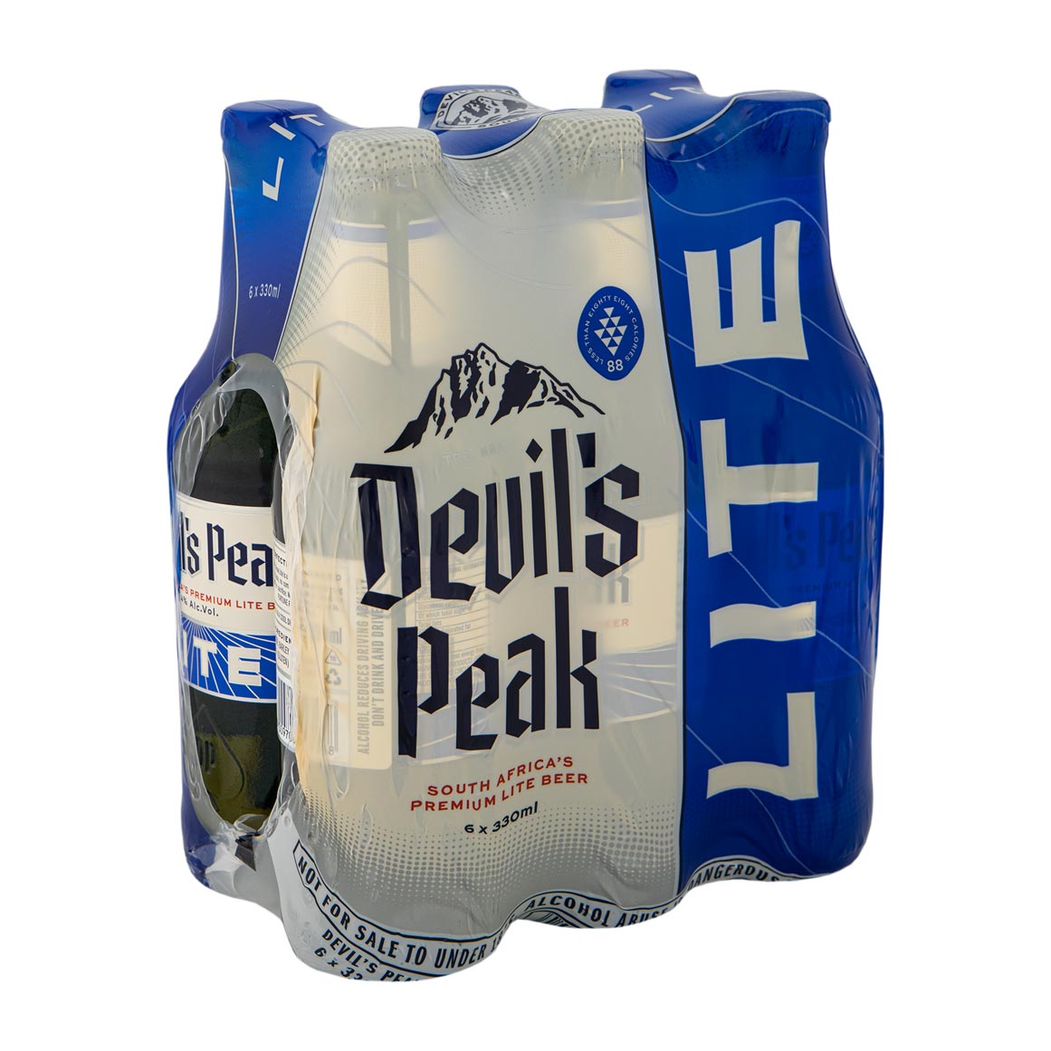 Devils Peak Lite Lager 6 X 330 Ml Bottles Za 0235