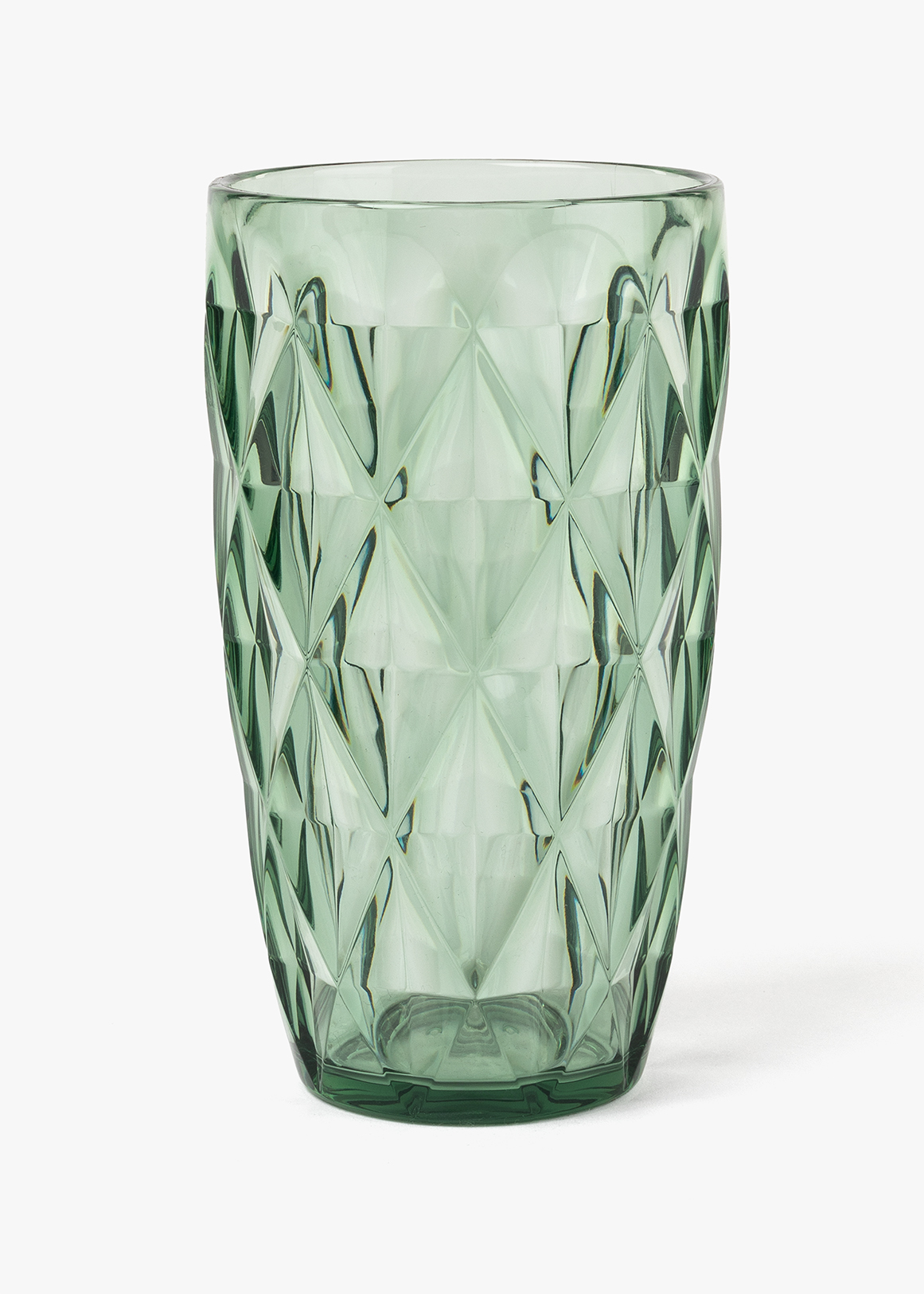 Diamond Embossed Hi-Ball Glass