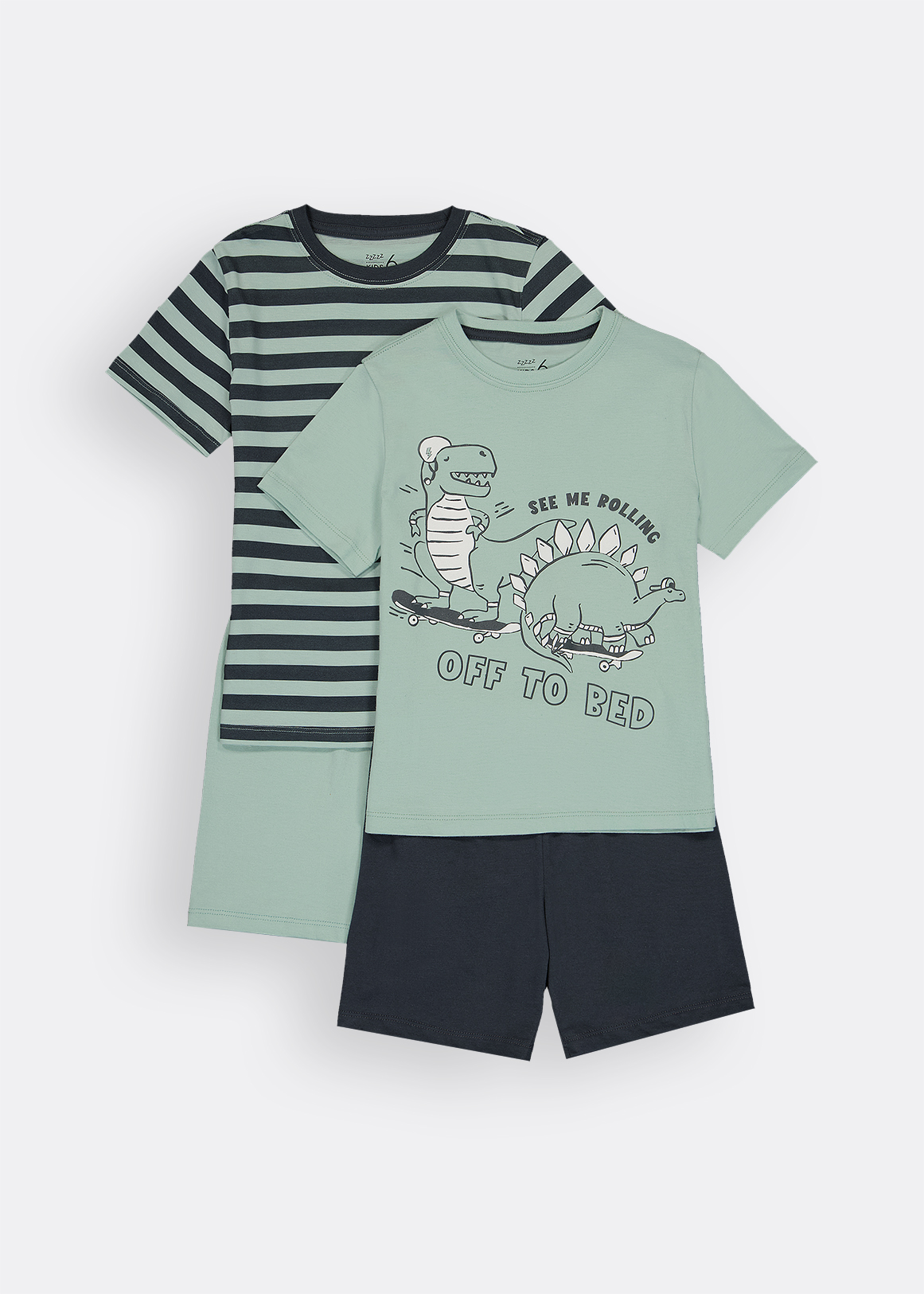 Dino Cotton Pyjamas 2 Pack