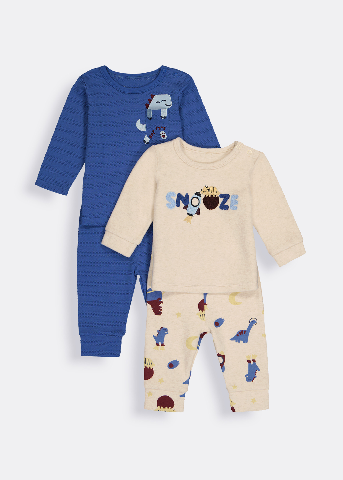 Dino Cotton Pyjamas 4 Piece