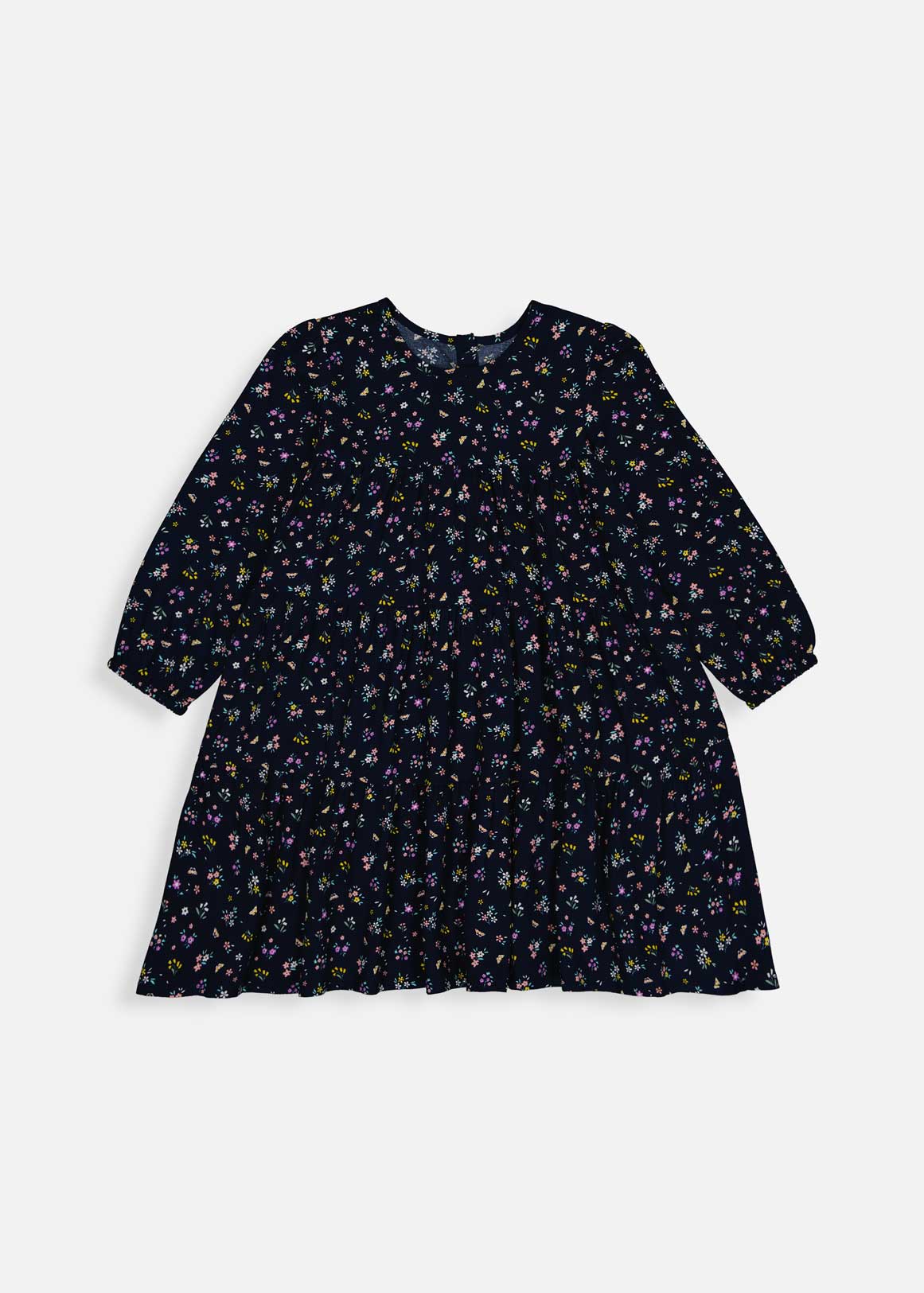 Ditsy Viscose Tiered Dress | Woolworths.co.za