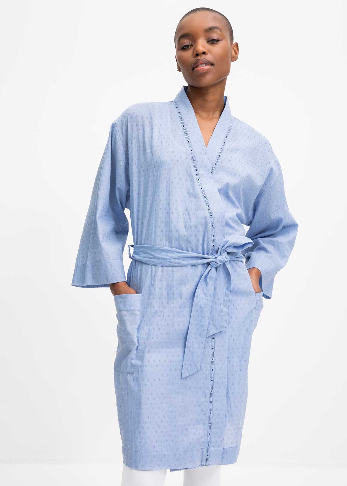Dobby Cotton Gown | Woolworths.co.za