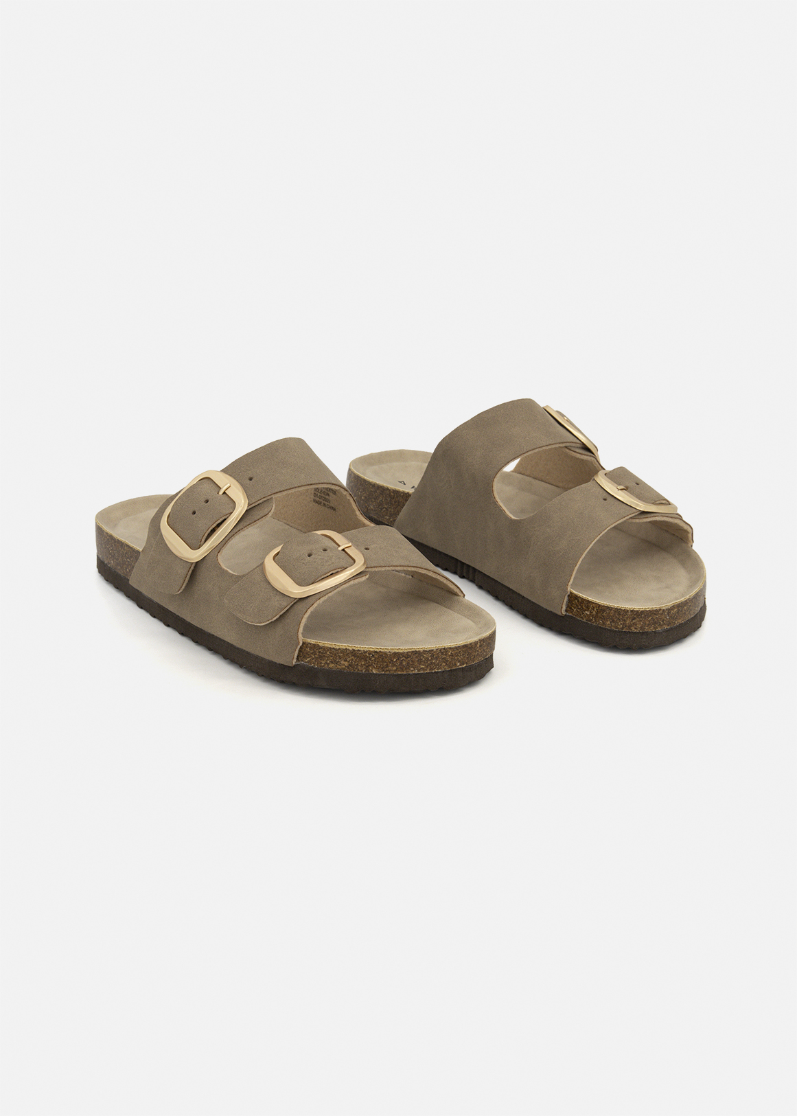 Double Buckle Mules
