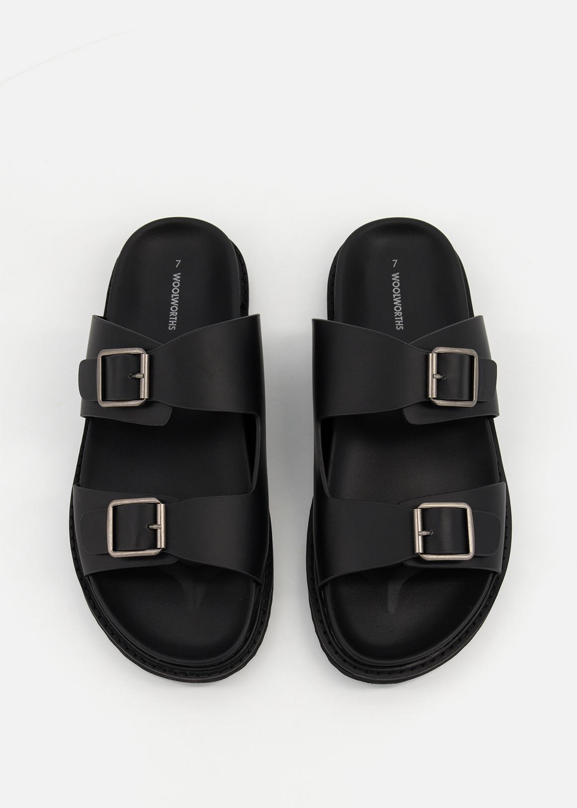 Double Buckle Strap Moulded Slides