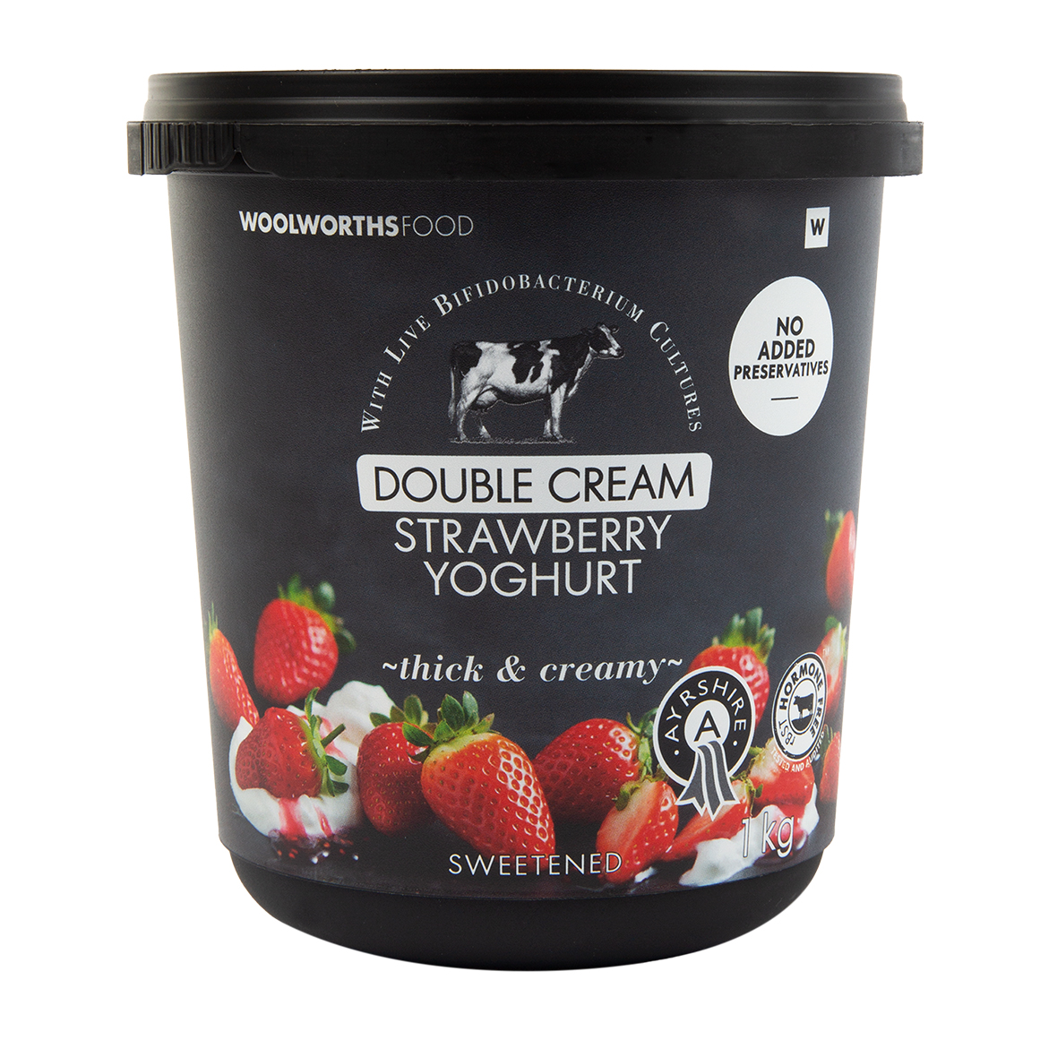 Double Cream Ayrshire Strawberry Yoghurt 1 kg
