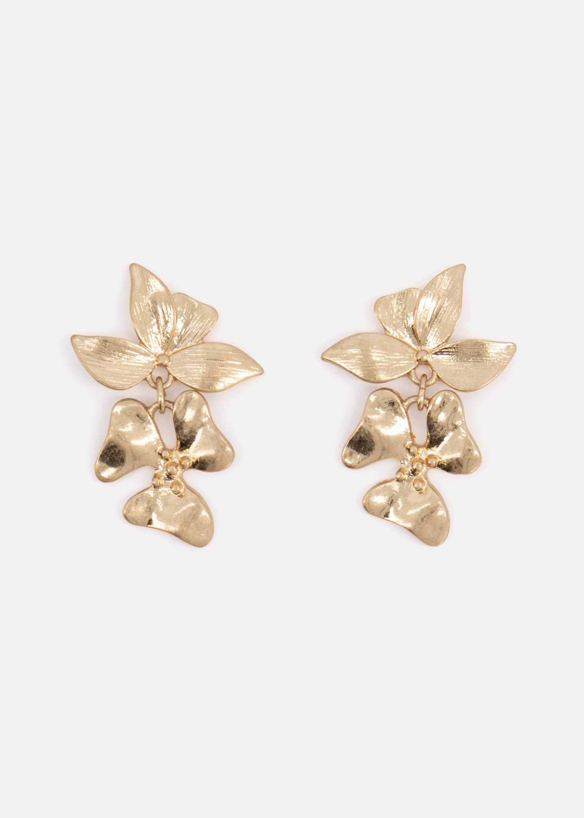 Double Flower Drop Earrings | Woolworths.co.za