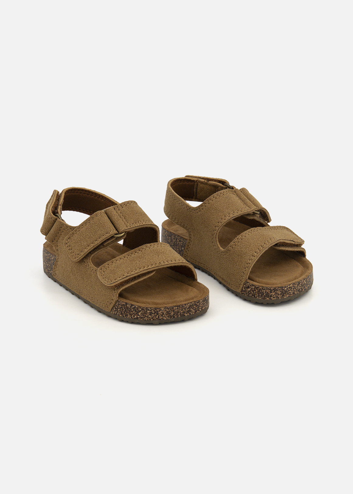 Double Strap Cork Sandals (Size 5-13) Younger Boy