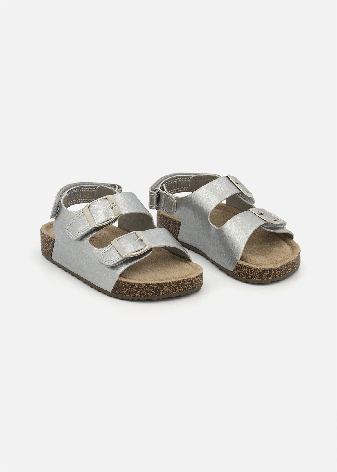 Double Strap Cork Sandals (Size 5-13) Younger Girl