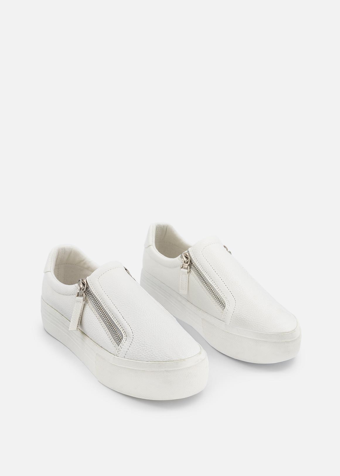 Double Zip Slip-on Platform Sneakers | Woolworths.co.za