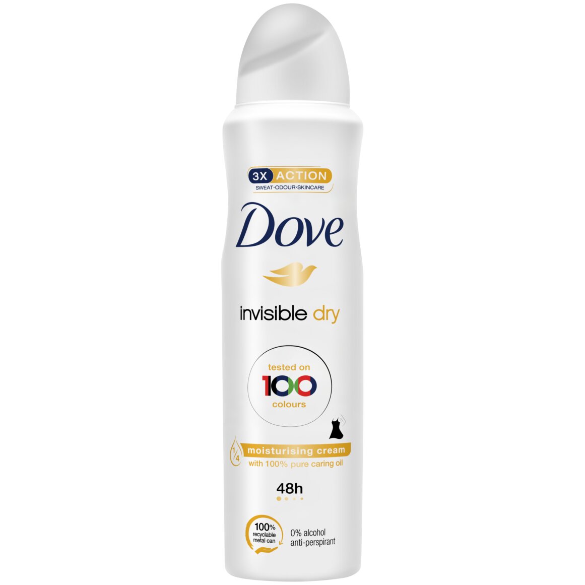 Dove Invisible Dry Anti White Marks Body Spray 150 ml
