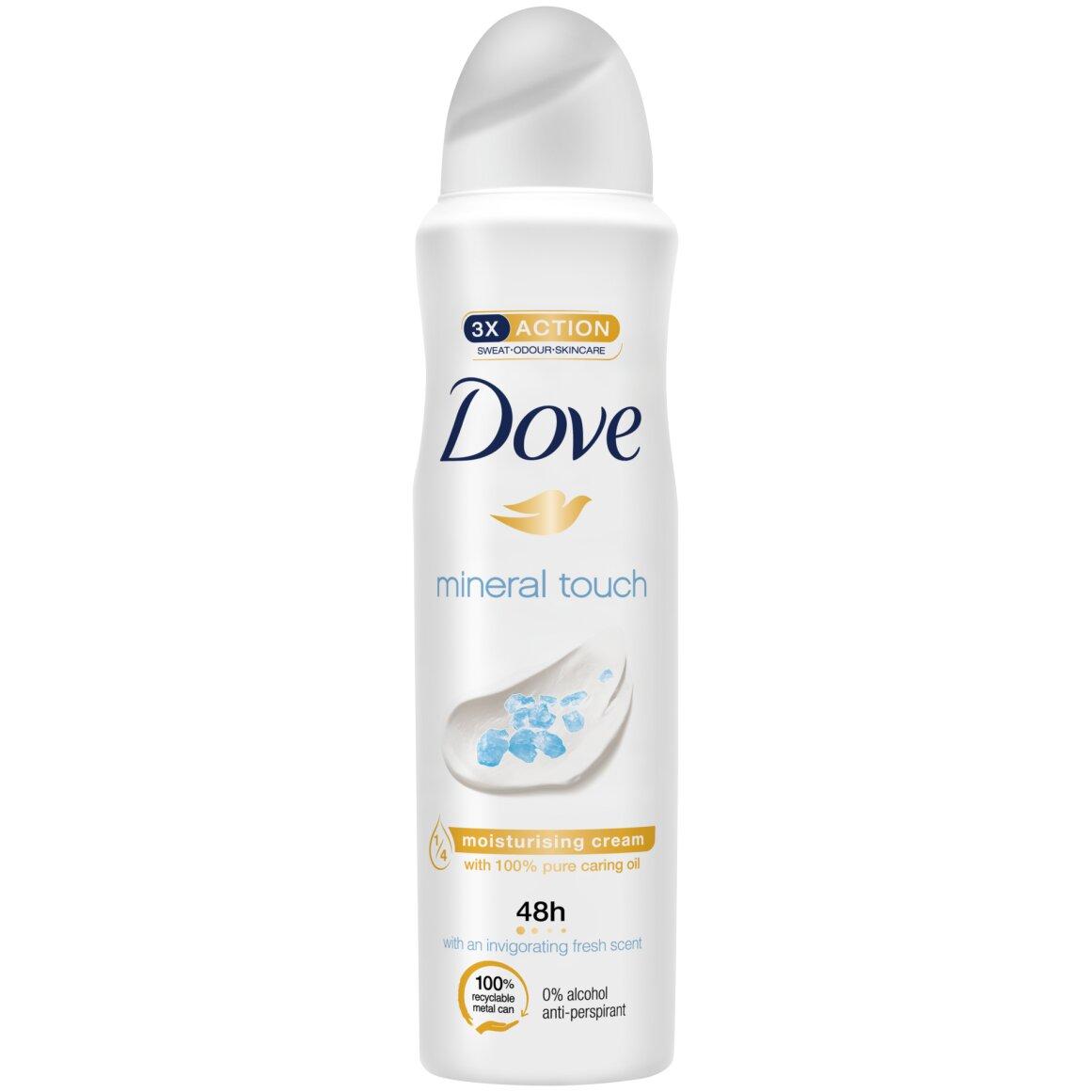 Dove Mineral Touch Antiperspirant Deodorant Spray 150 ml