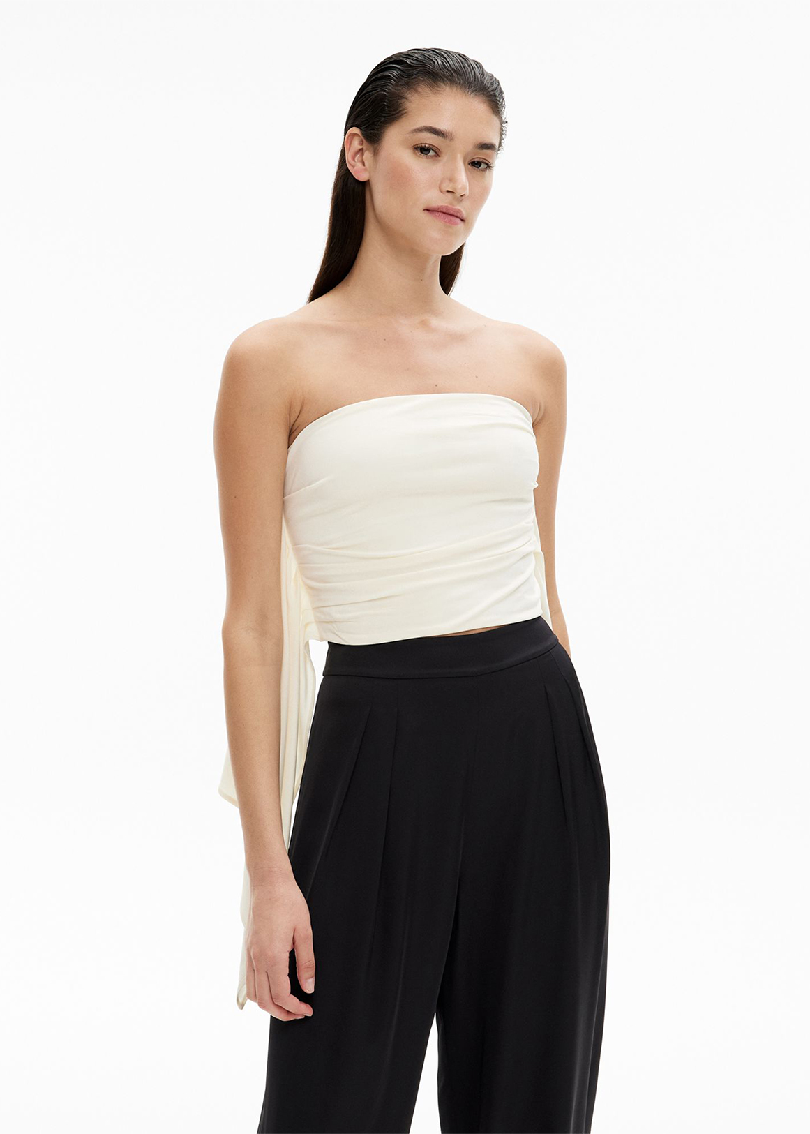 Drape Side Bustier