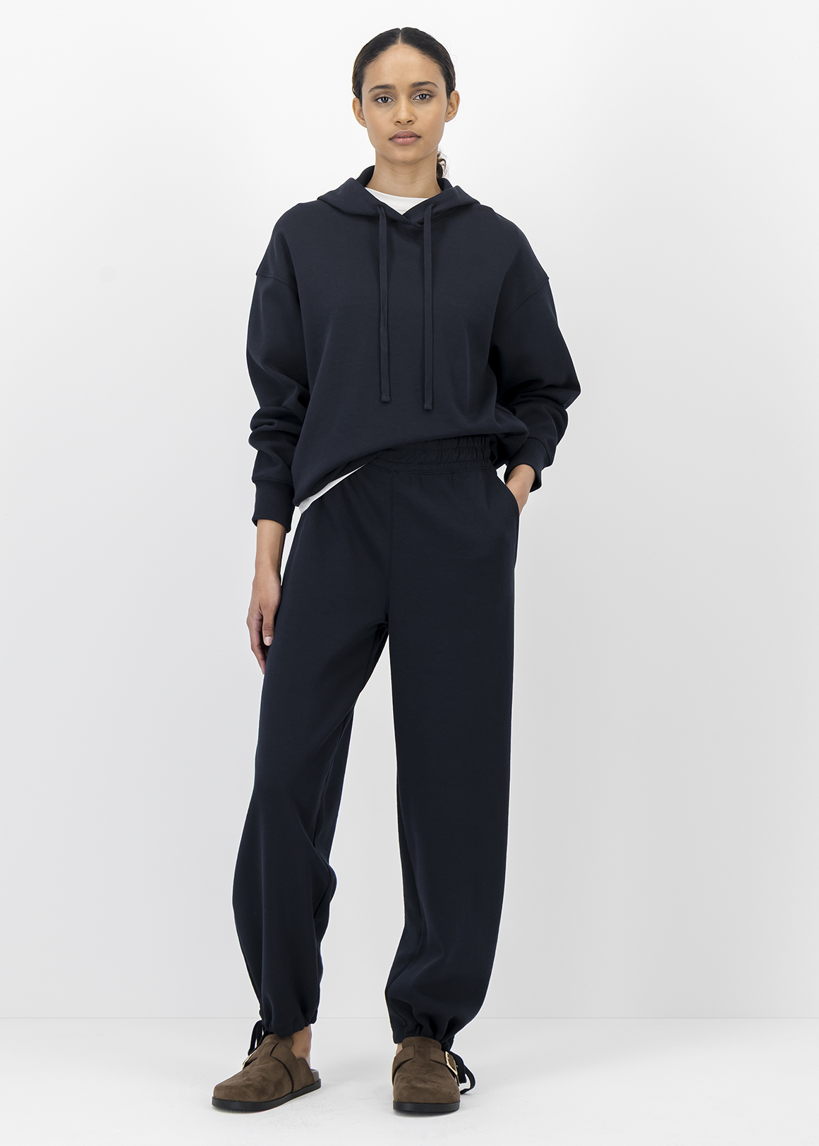 Drawstring Fleece Track Pants