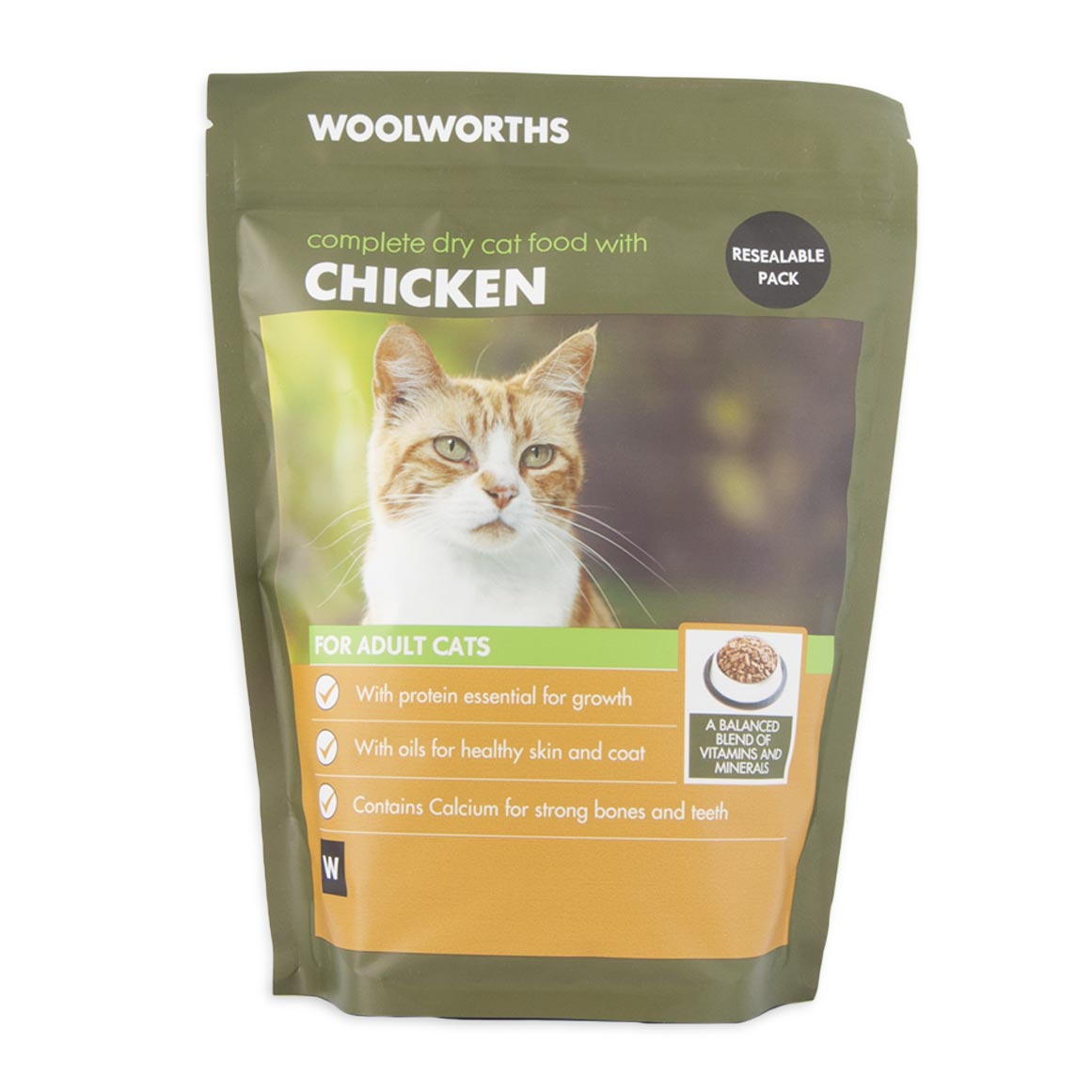Dry Chicken Adult Cat Food 500 g | Woolworths.co.za