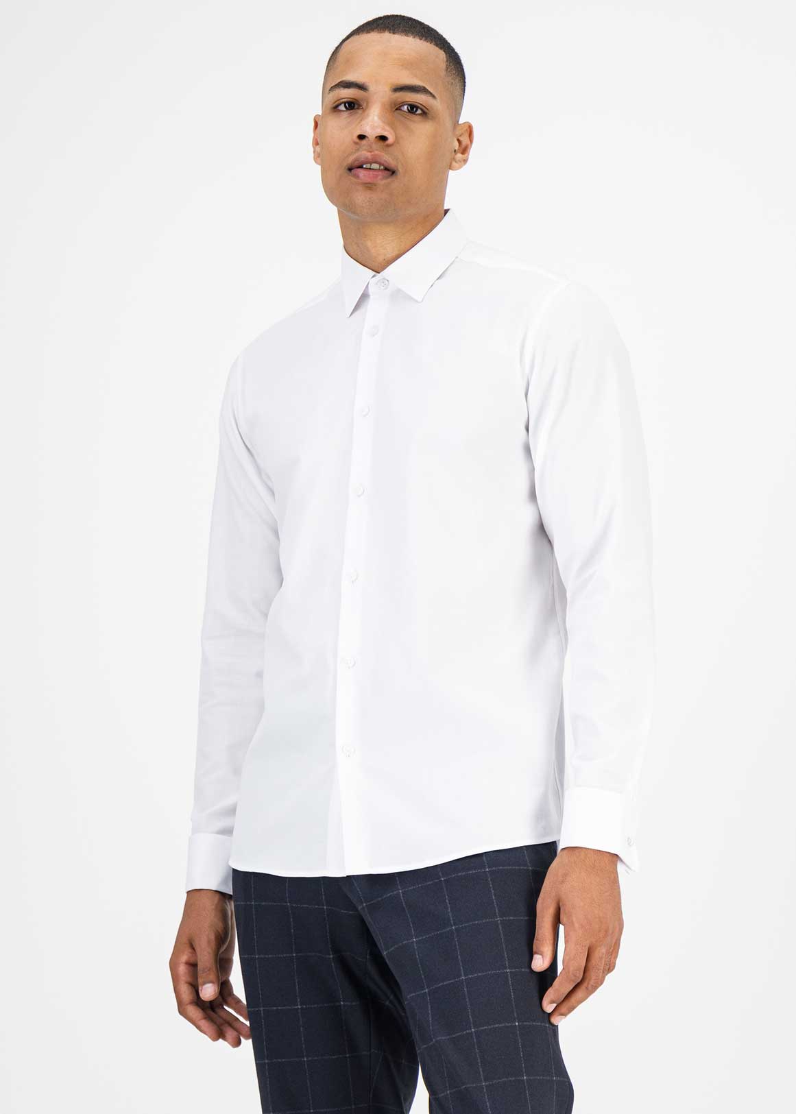 Easy Care Slim Fit Dobby Shirt | Woolworths.co.za