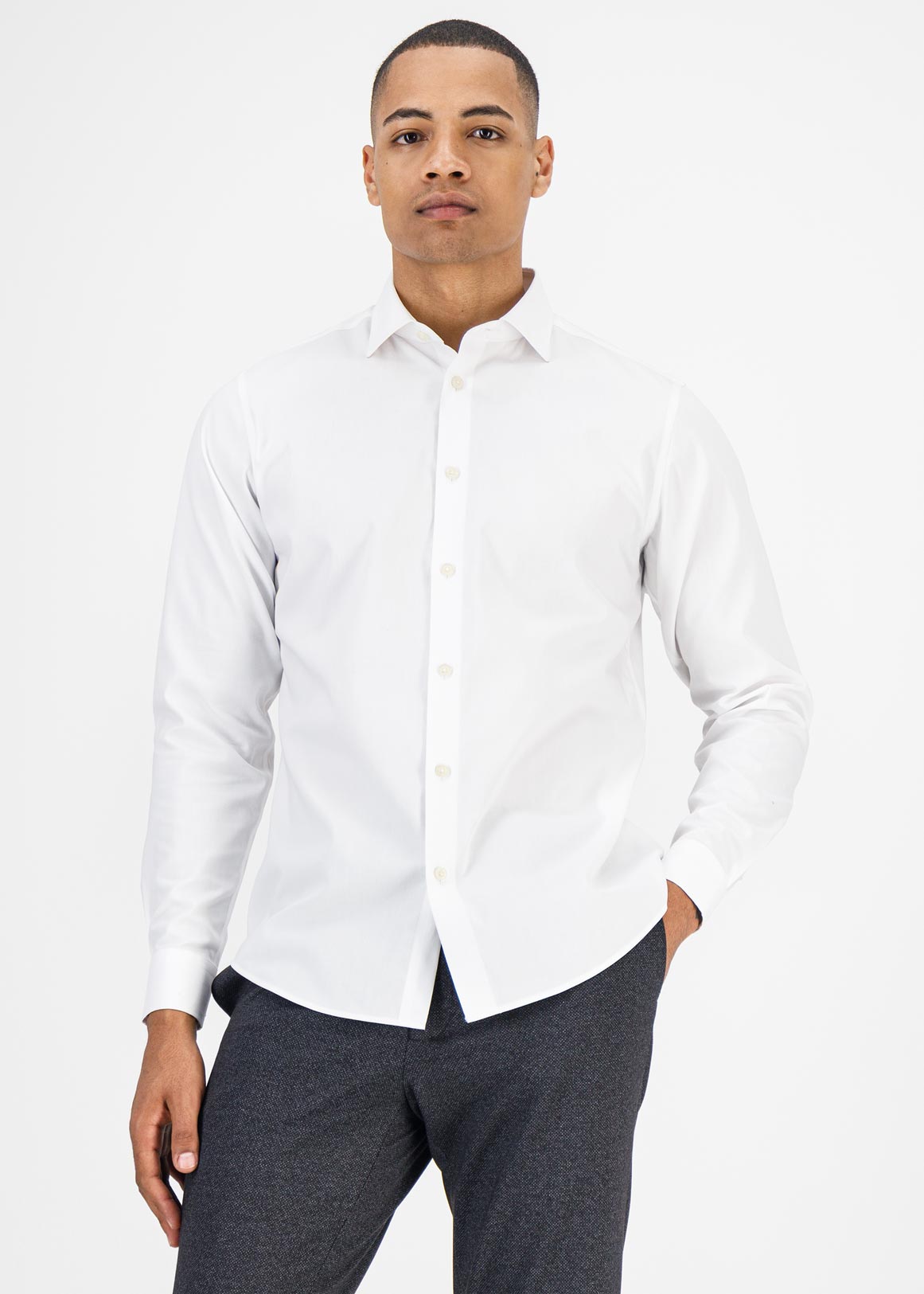 Easy Iron Slim Fit Cotton Shirt | Woolworths.co.za