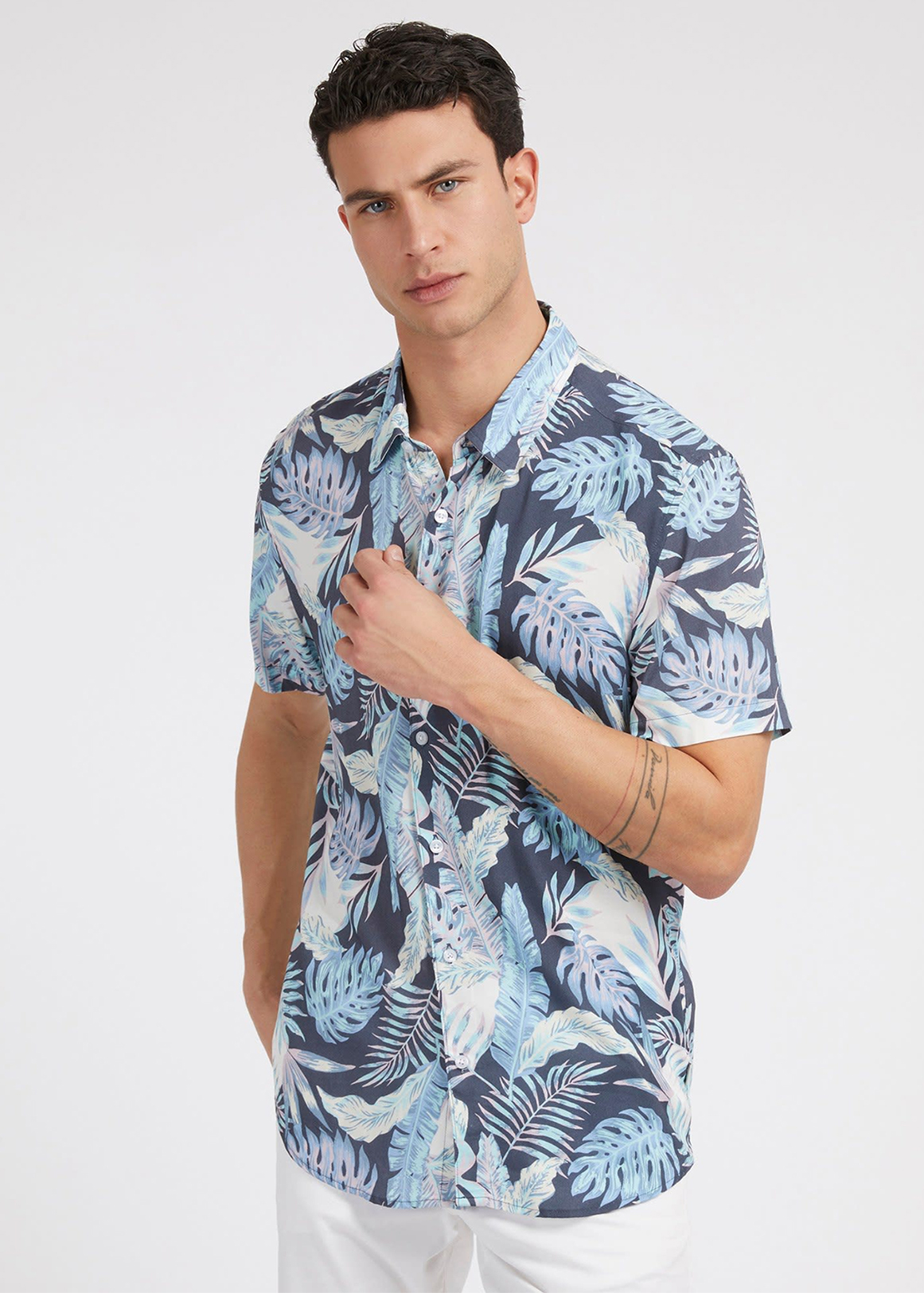 Eco Rayon Tropical Print Shirt | Woolworths.co.za