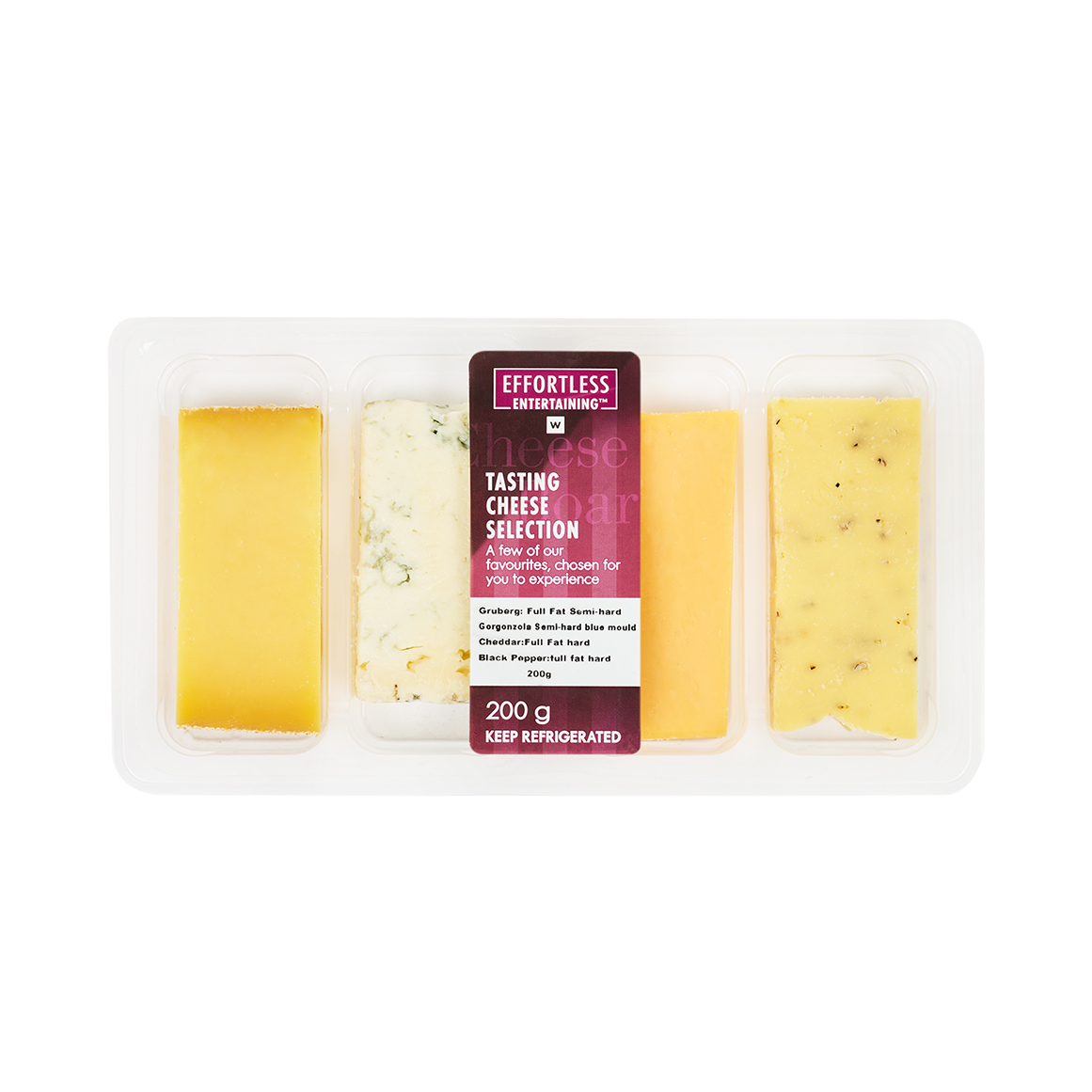 Effortless Entertaining™ Tasting Cheese Selection 200 g