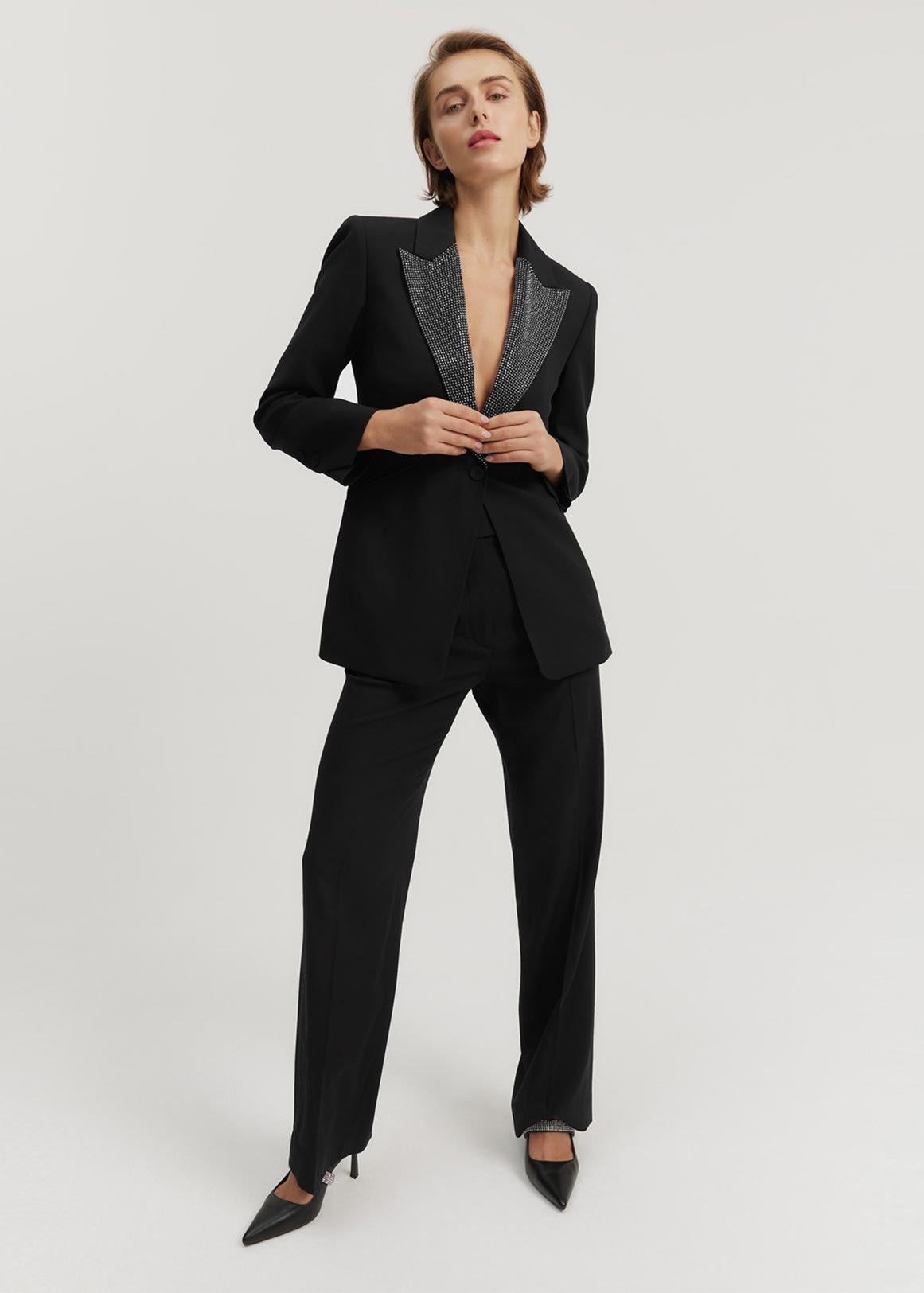 Embellished Tuxedo Blazer | Woolworths.co.za