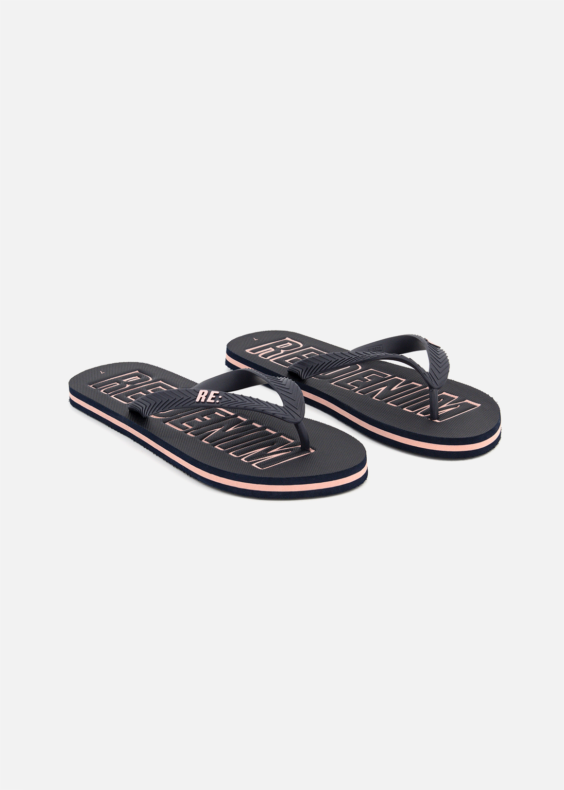Embossed Flip Flops