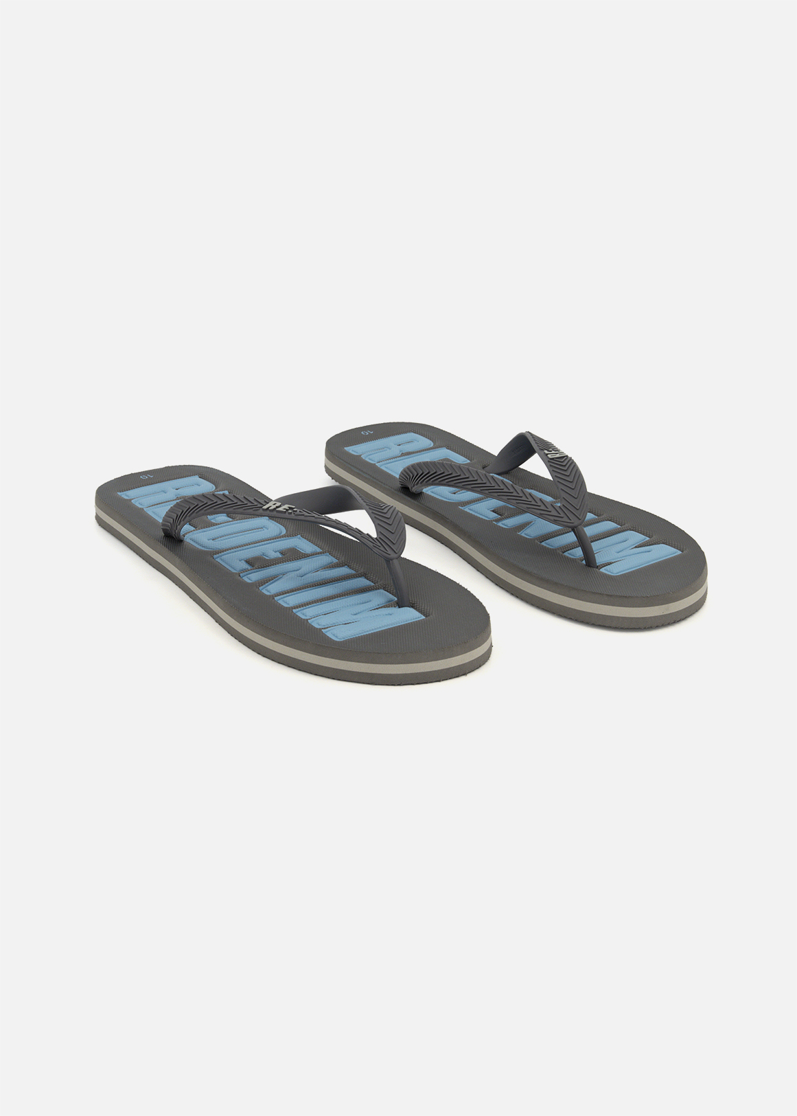 Embossed Flip Flops