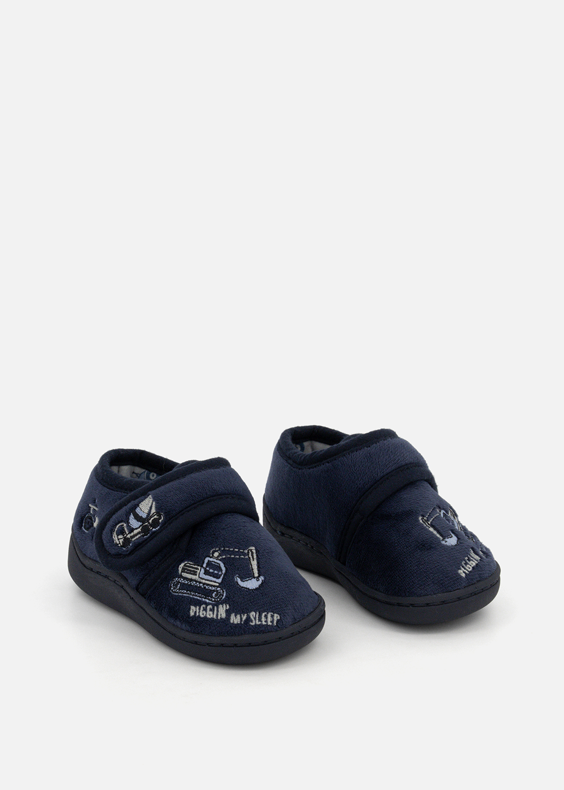 Embroidered Bucket Slippers (Size 5-13) Younger Boy