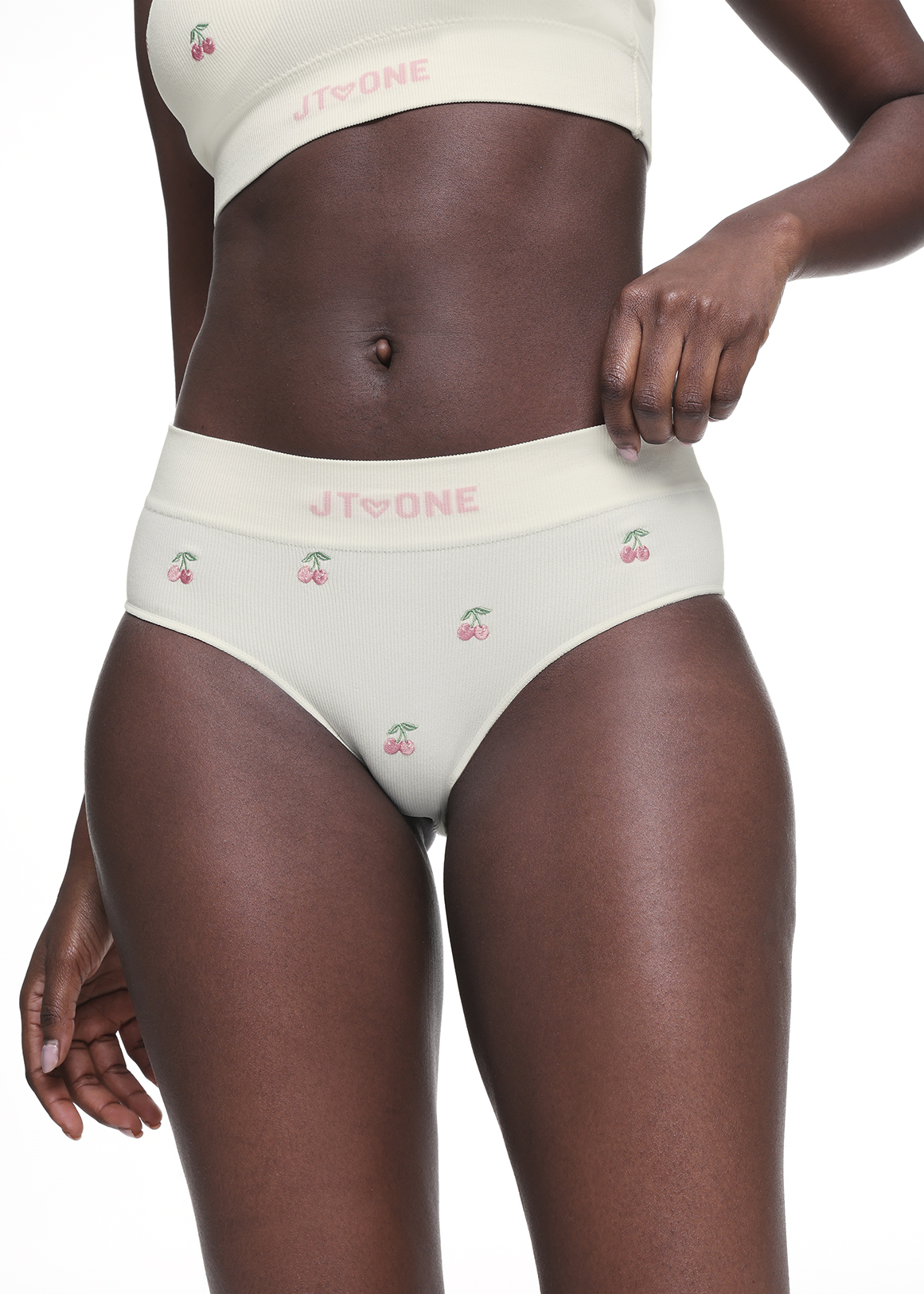 Embroidery Ribbed Seamless Midis