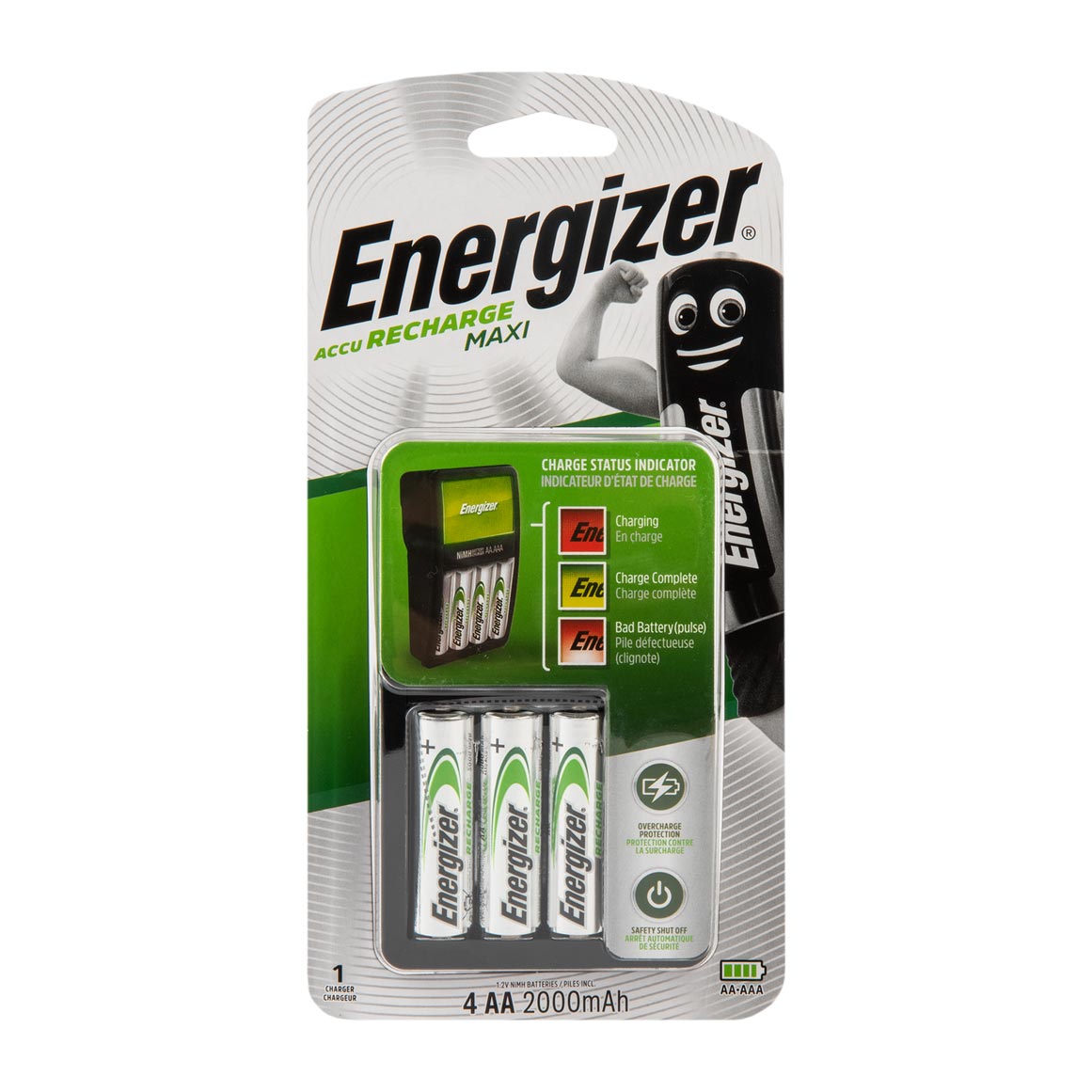 Energizer Maxi Charger with AA Rechargable Batteries 5 pcs | Woolworths.co.za