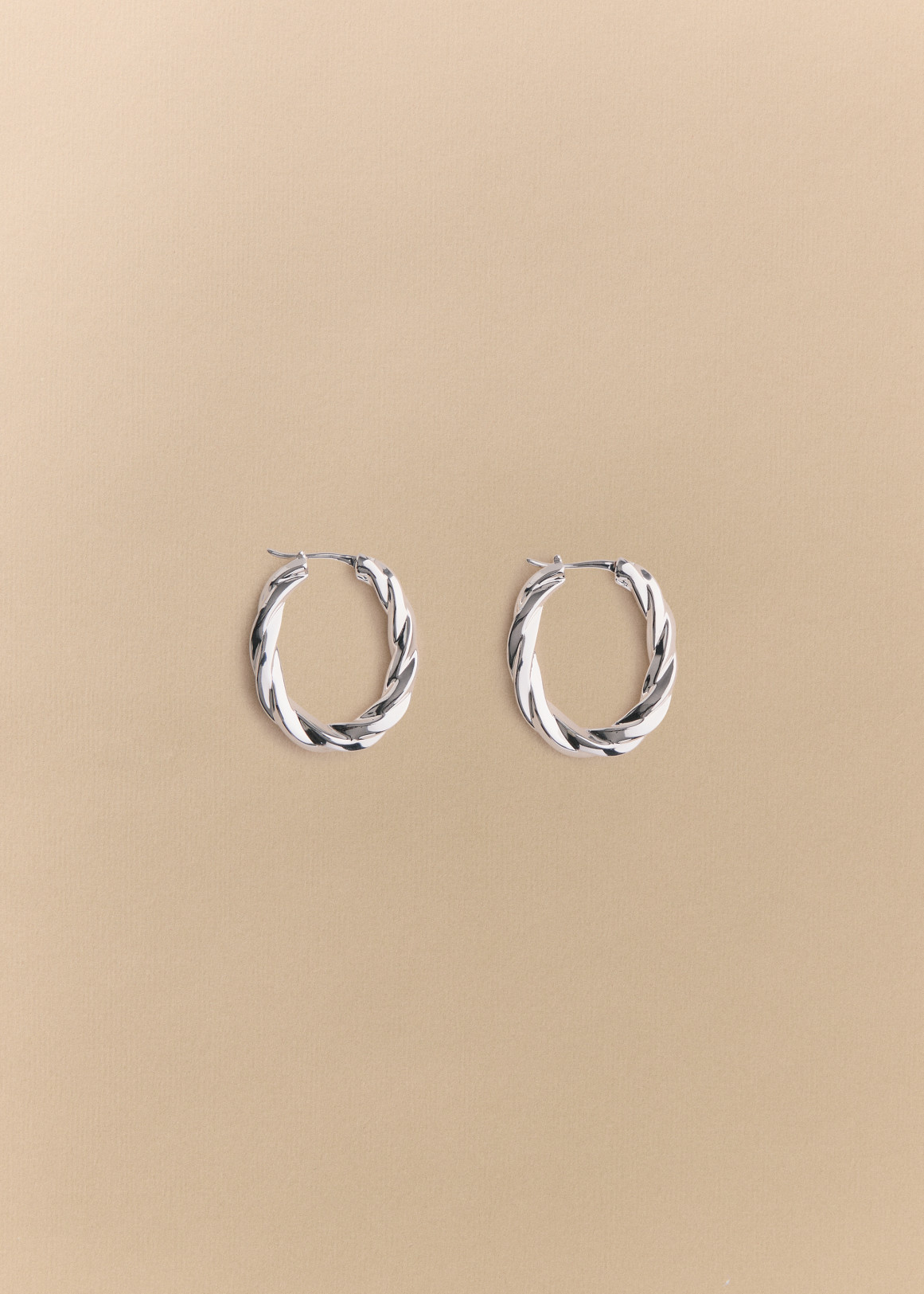 Era Twist Hoop Earrings