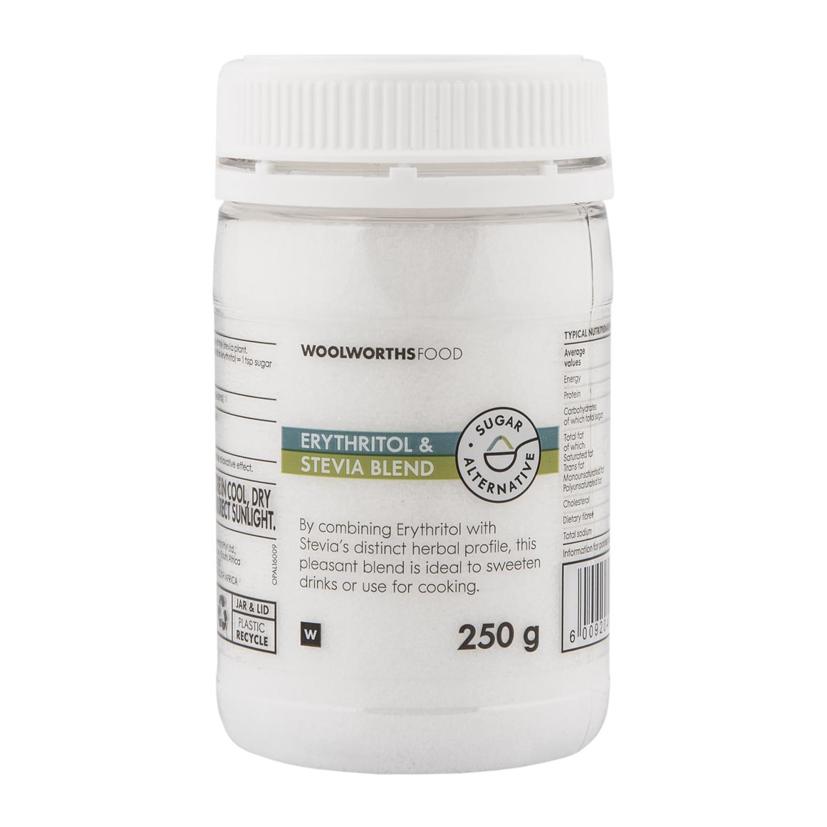 Erythritol and Stevia Blend Sugar Alternative 250 g