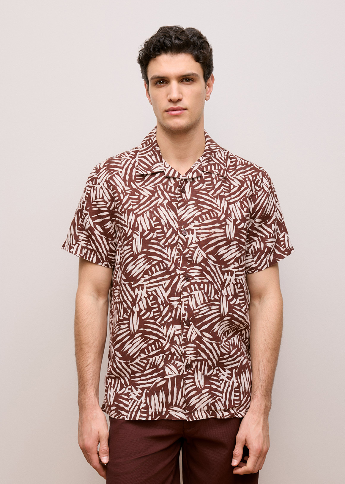 Etch Linen Camp Shirt
