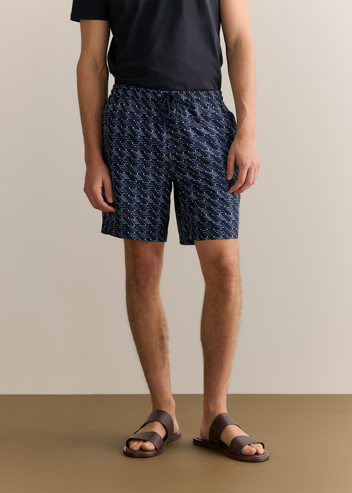 Etched Geo Swim Short