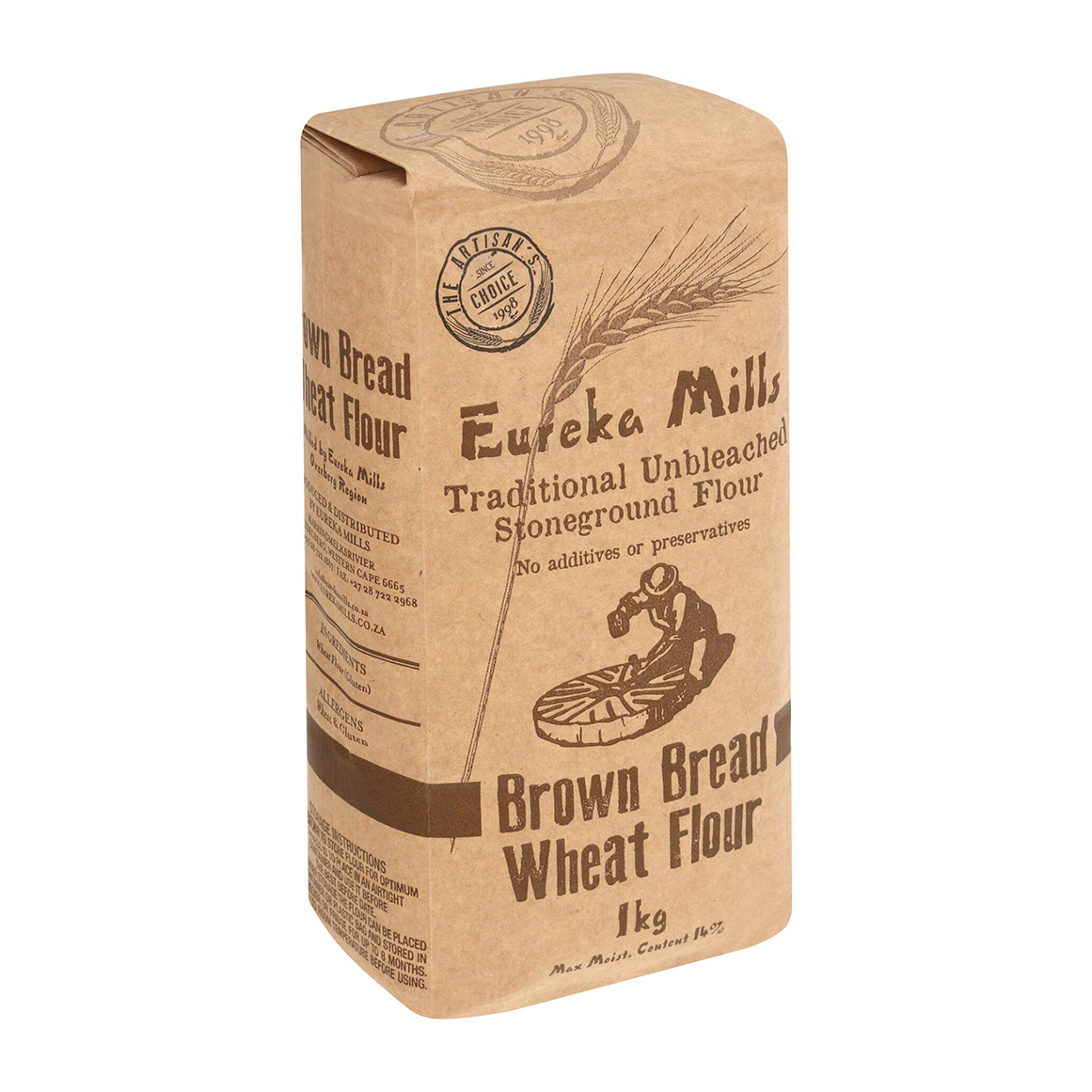 Eureka Mills Brown Bread Wheat Flour 1 Kg Woolworths co za eureka-mills-brown-bread-wheat-flour-1-kg-woolworths-co-za