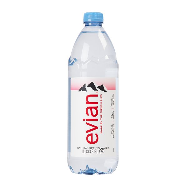 Evian Natural Spring Water 1 L
