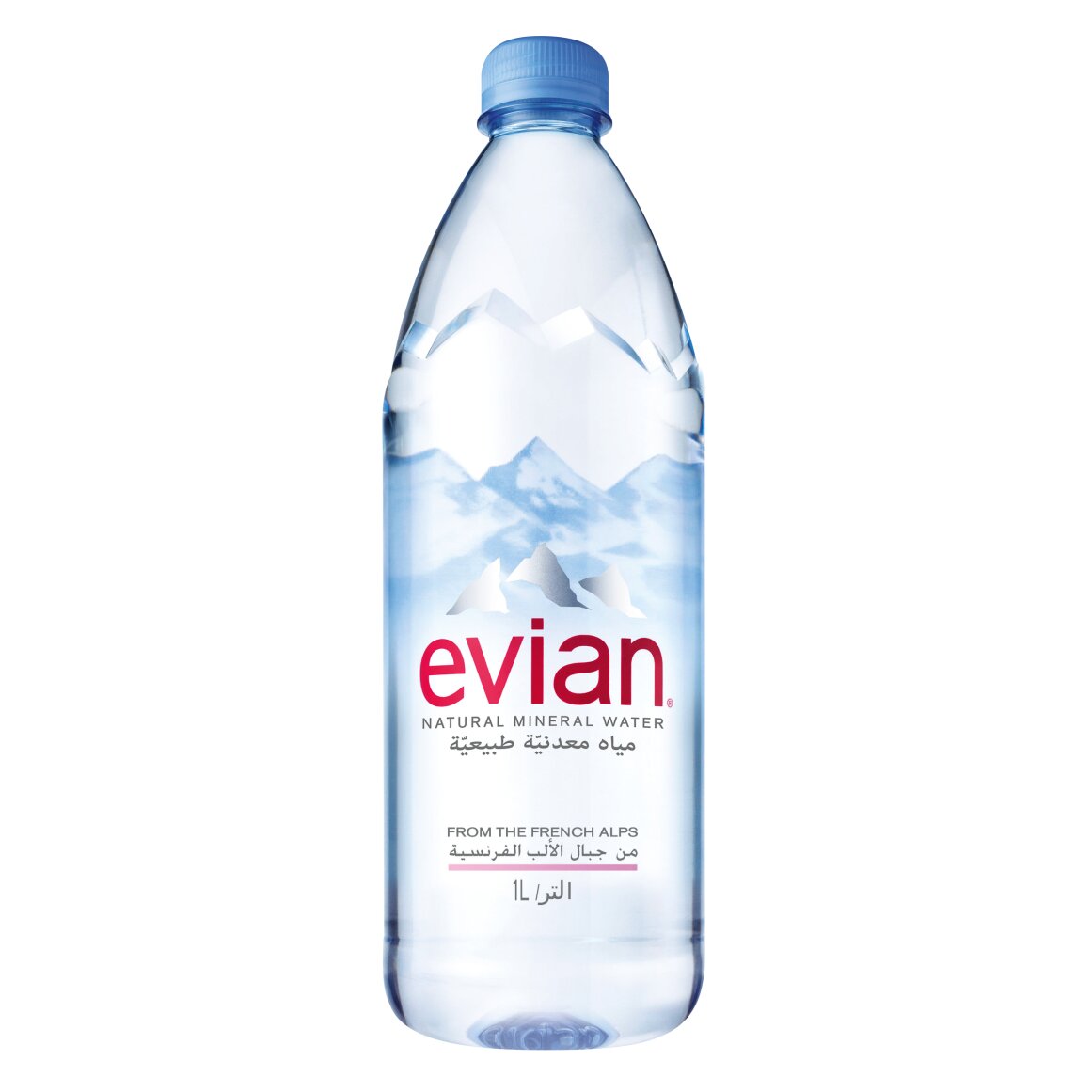 Evian Natural Spring Water 1 L