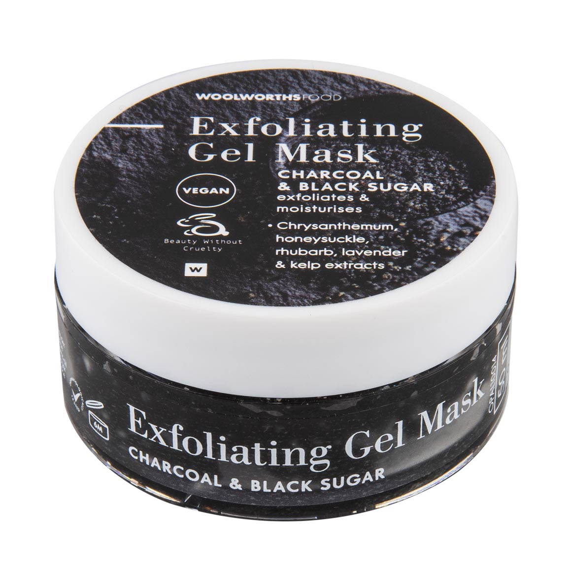 Exfoliating Charcoal and Black Sugar Gel Mask 50 ml Woolworths.co.za