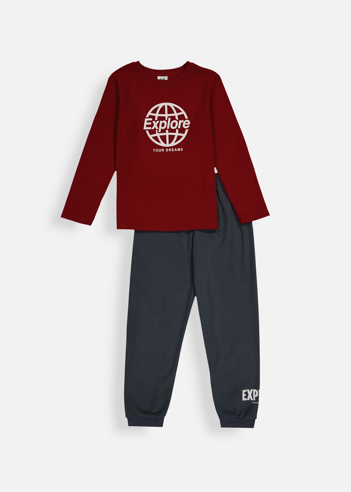 Explore Micro Polar Fleece Pyjamas