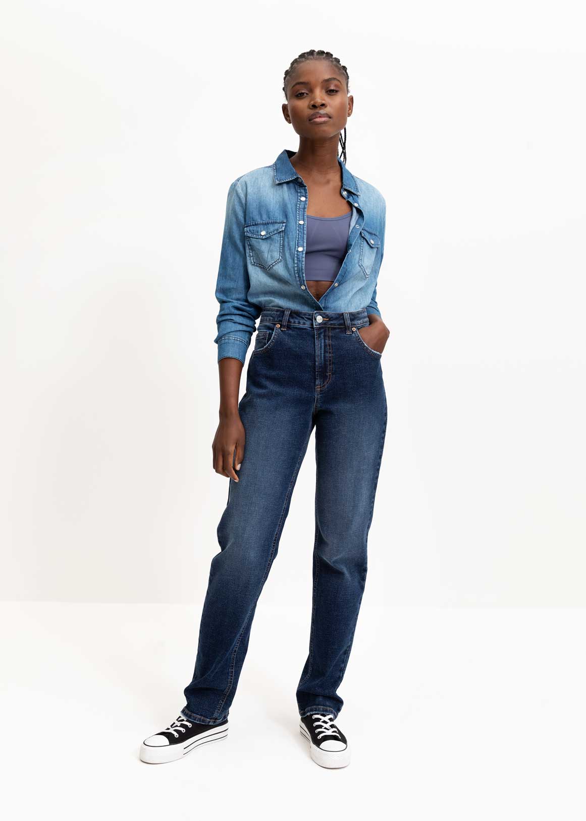 Extra Length High Rise Straight Leg Jeans | Woolworths.co.za