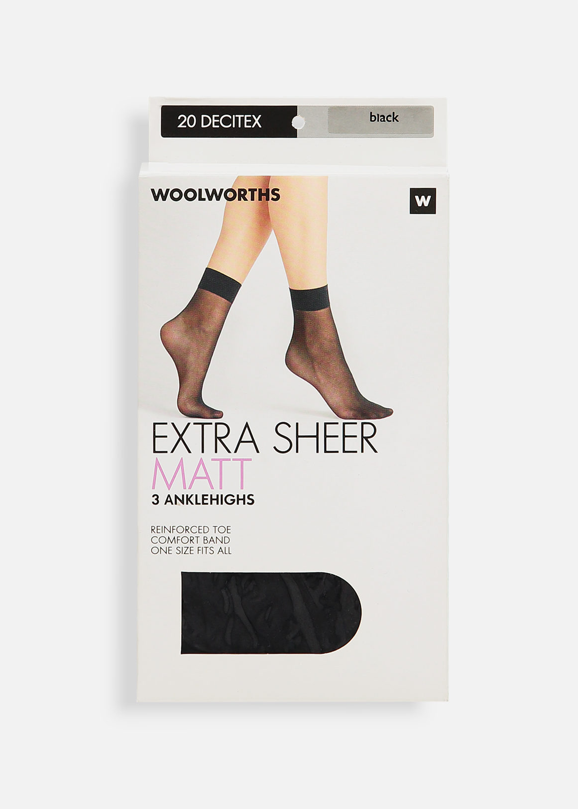 Extra Sheer Matt Anklehighs 3 Pack